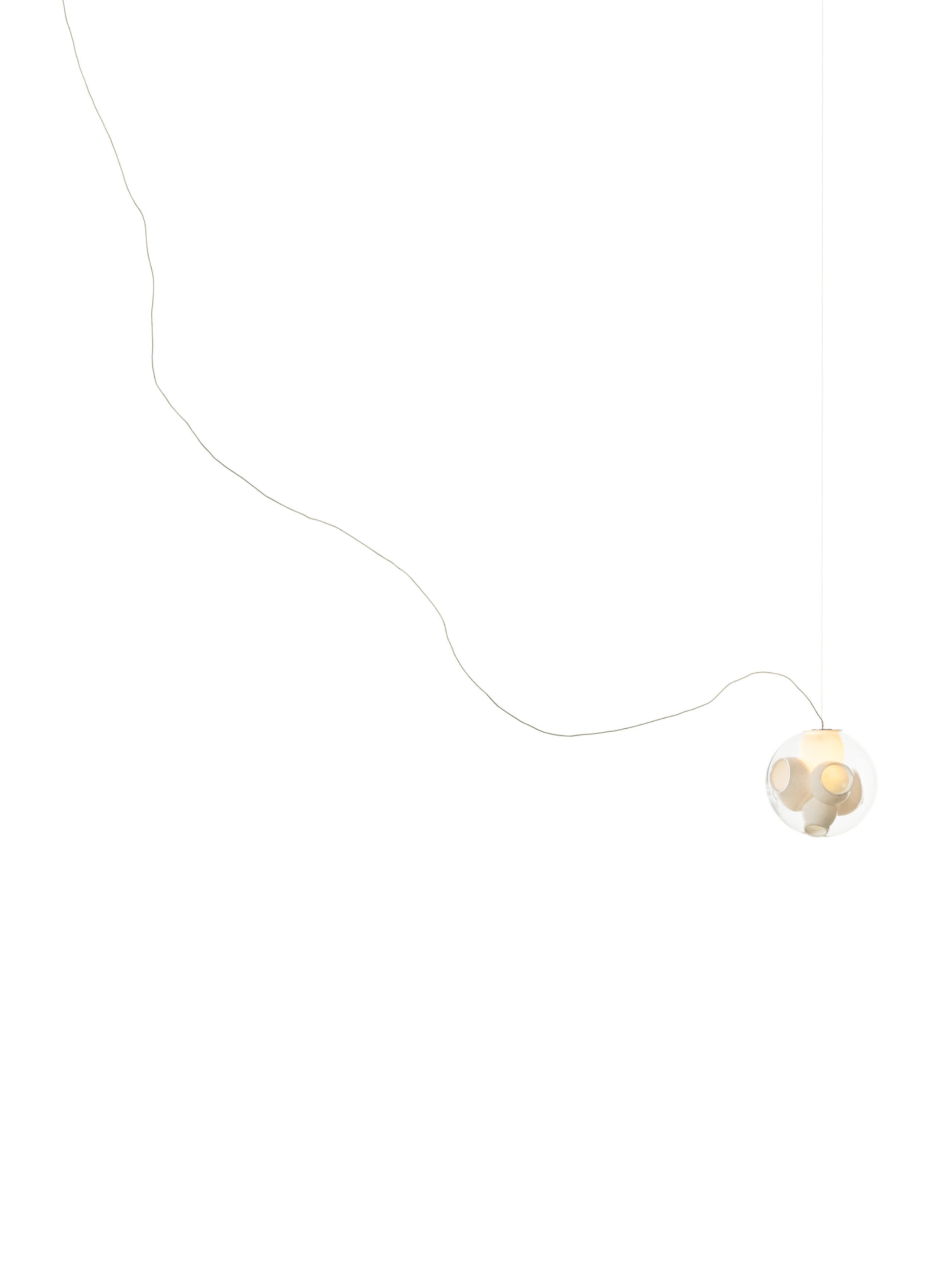 38v 1 Sculptural Cable Nickel On