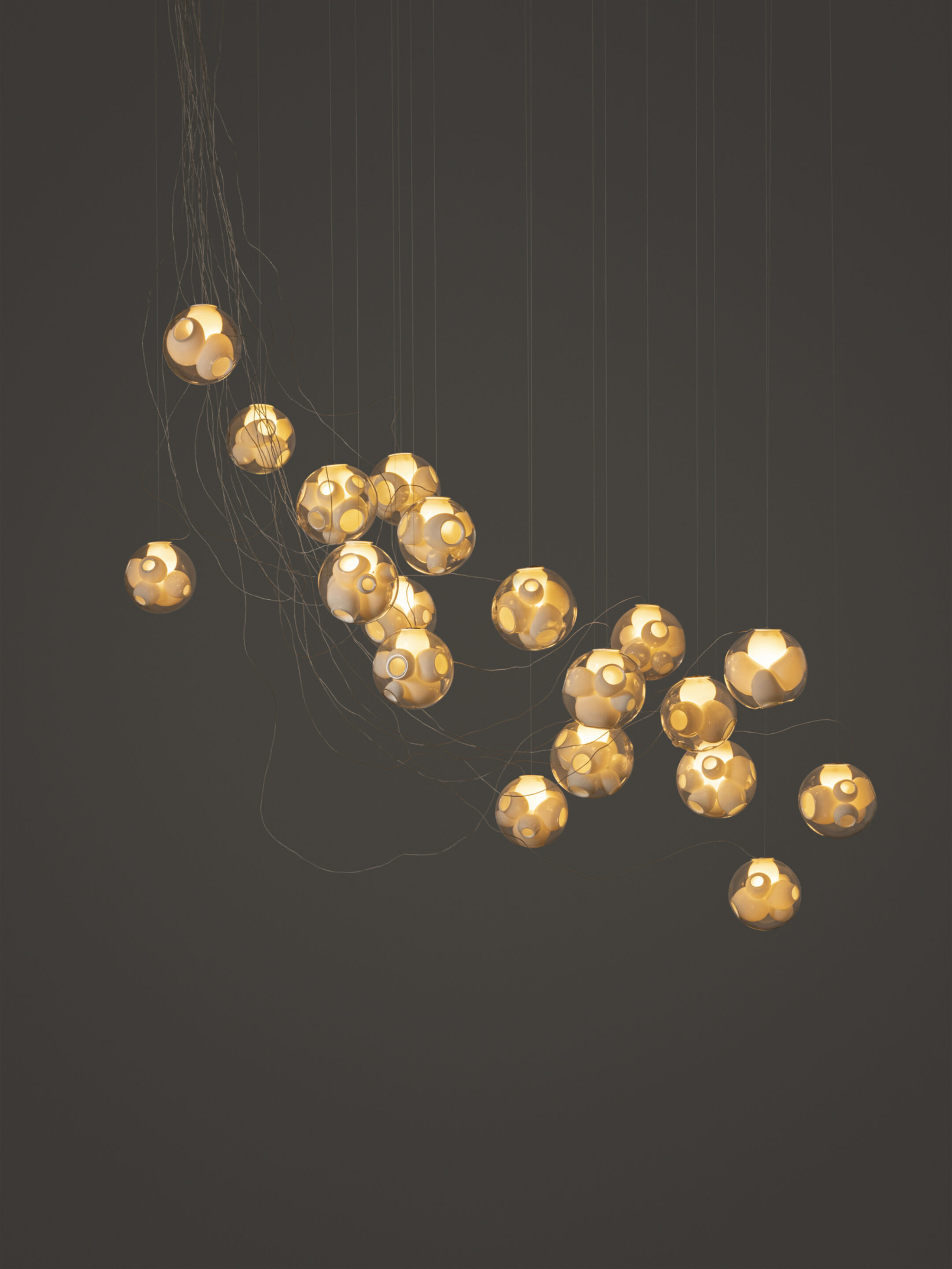 38v 19 Sculptural Cable Nickel Dark