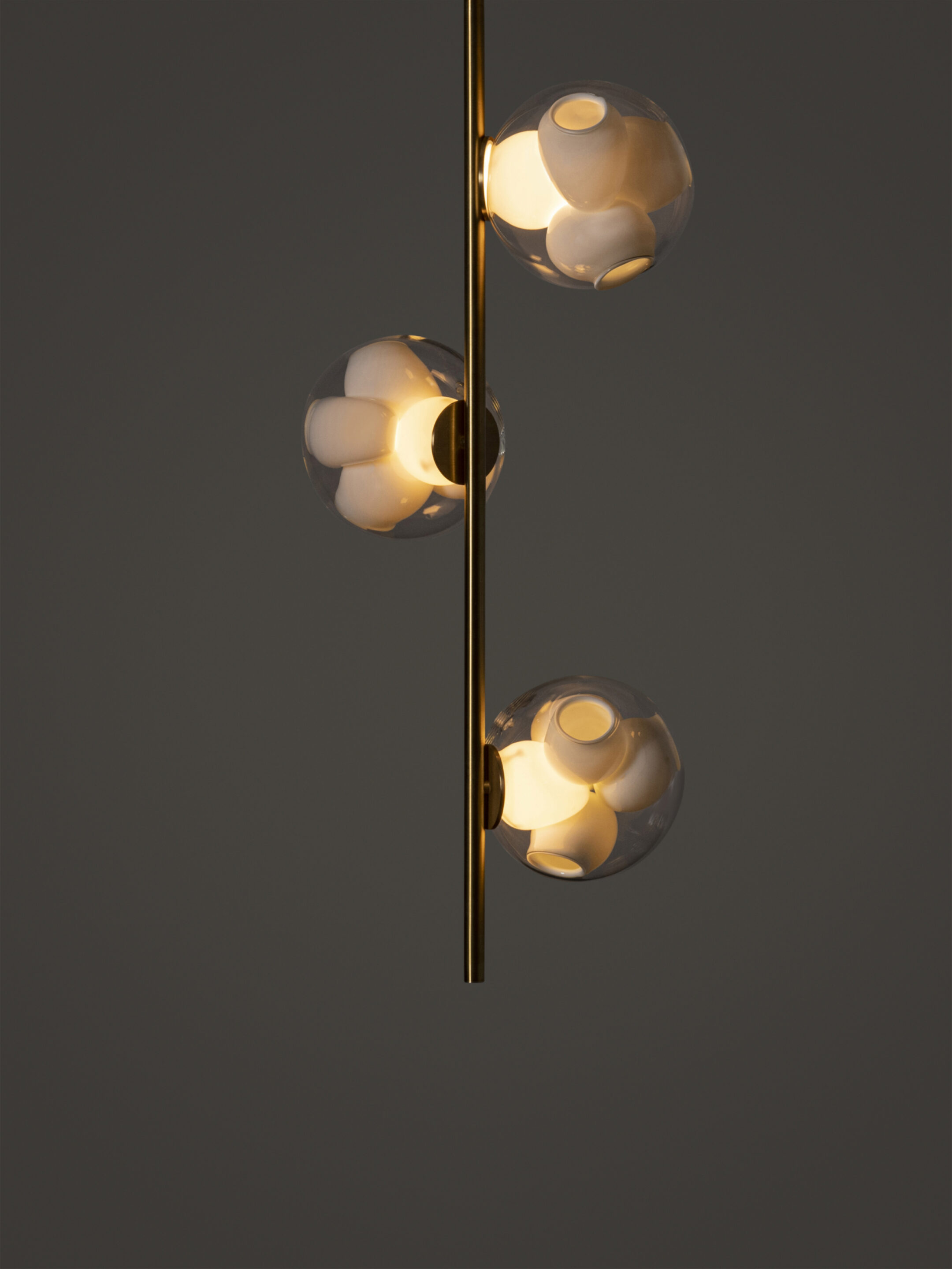 38v 3 Ceiling 3ft Brass Dark