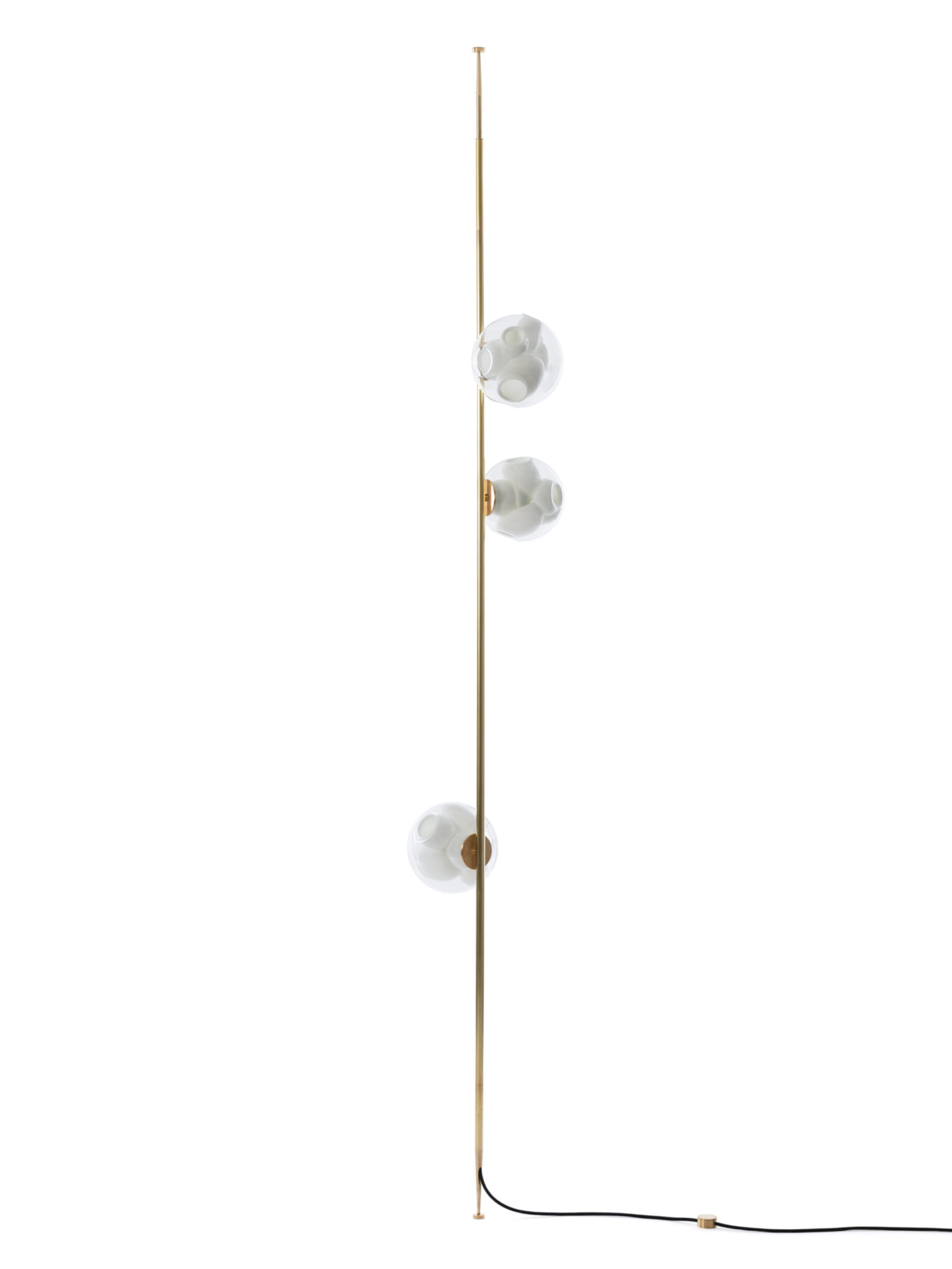 38v 3 Column 8ft Straight Brass Off