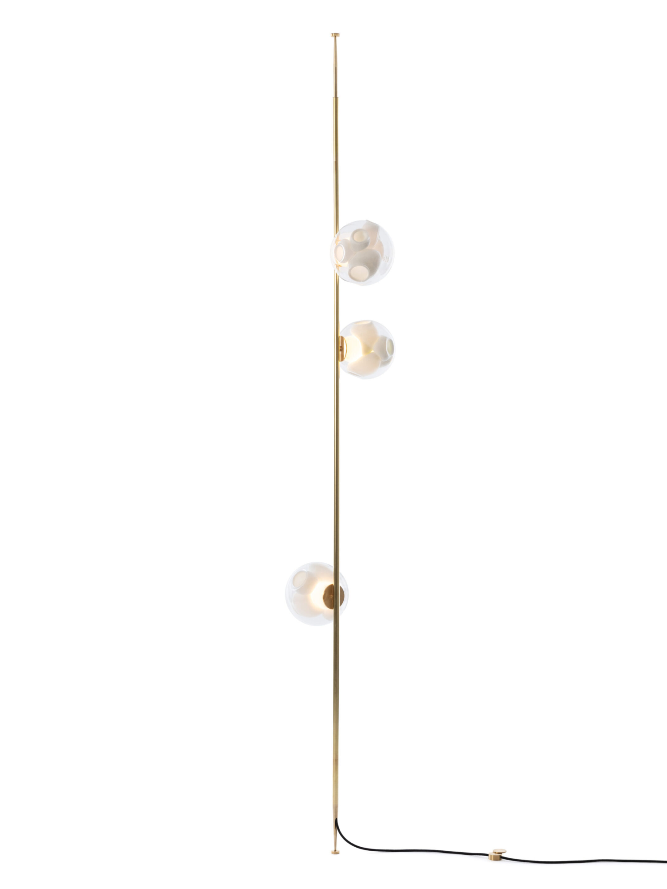 38v 3 Column 8ft Straight Brass On
