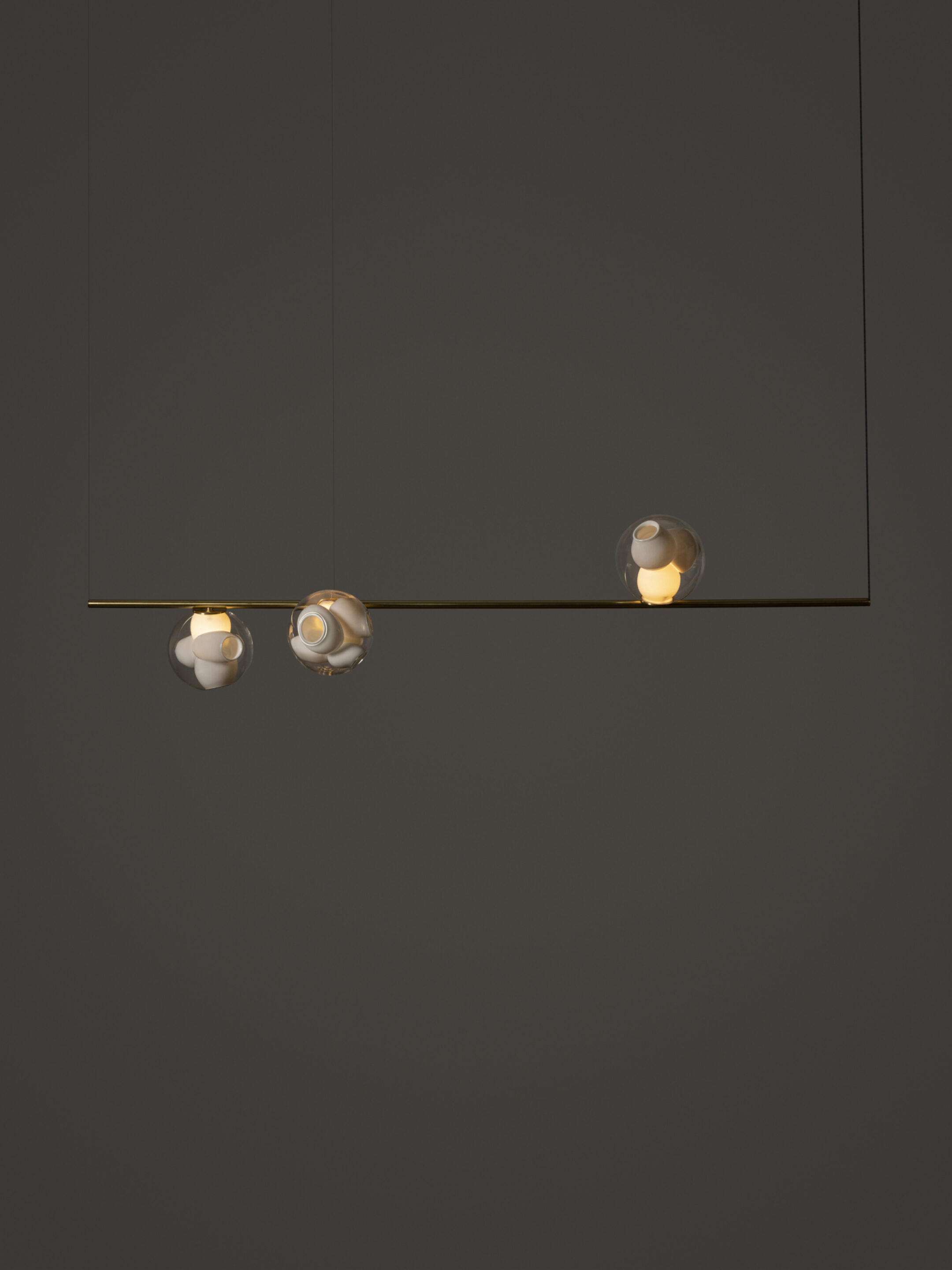 38v 3 Suspended H 6ft Brass Dark