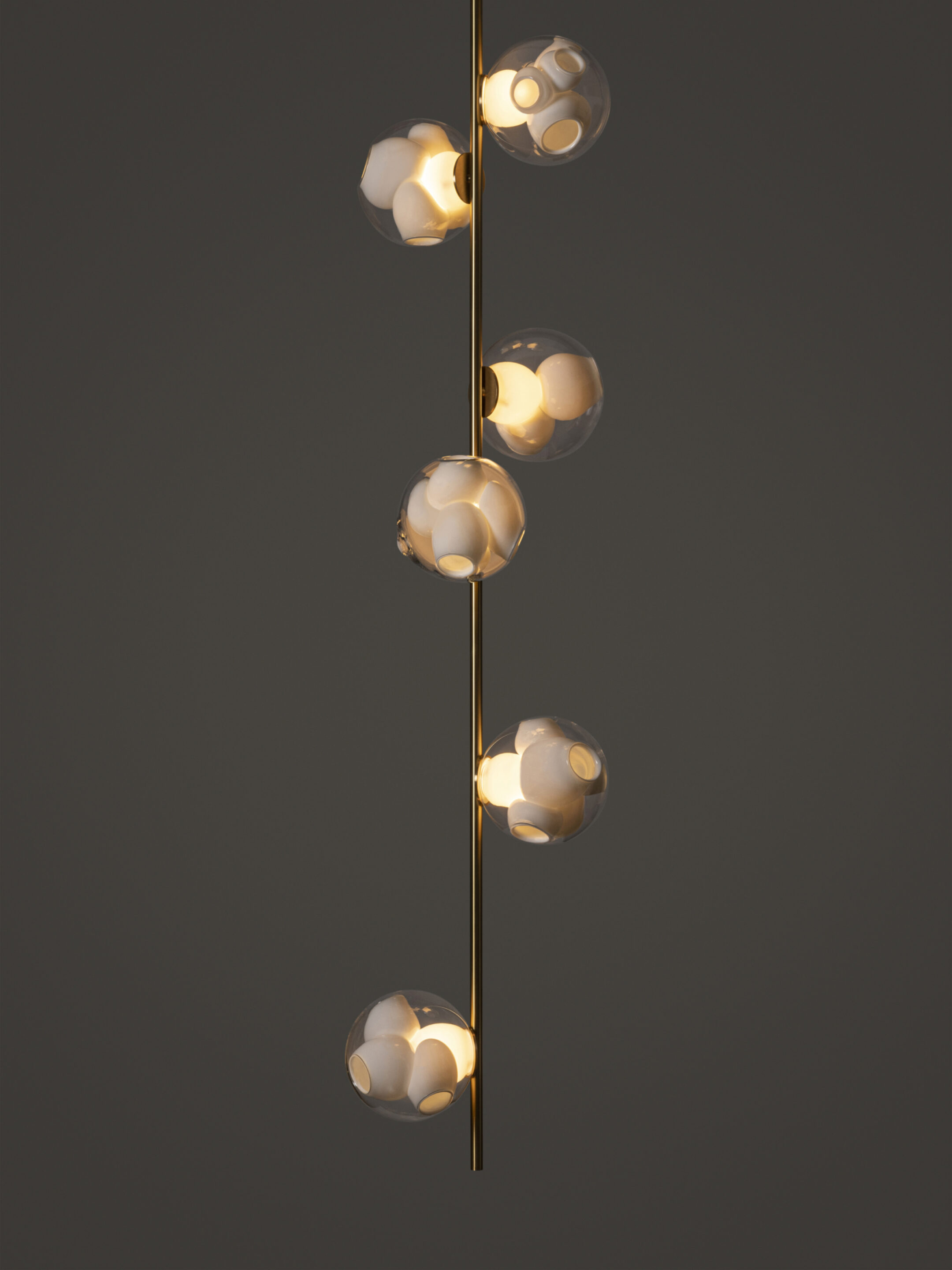 38v 6 Ceiling Brass Dark