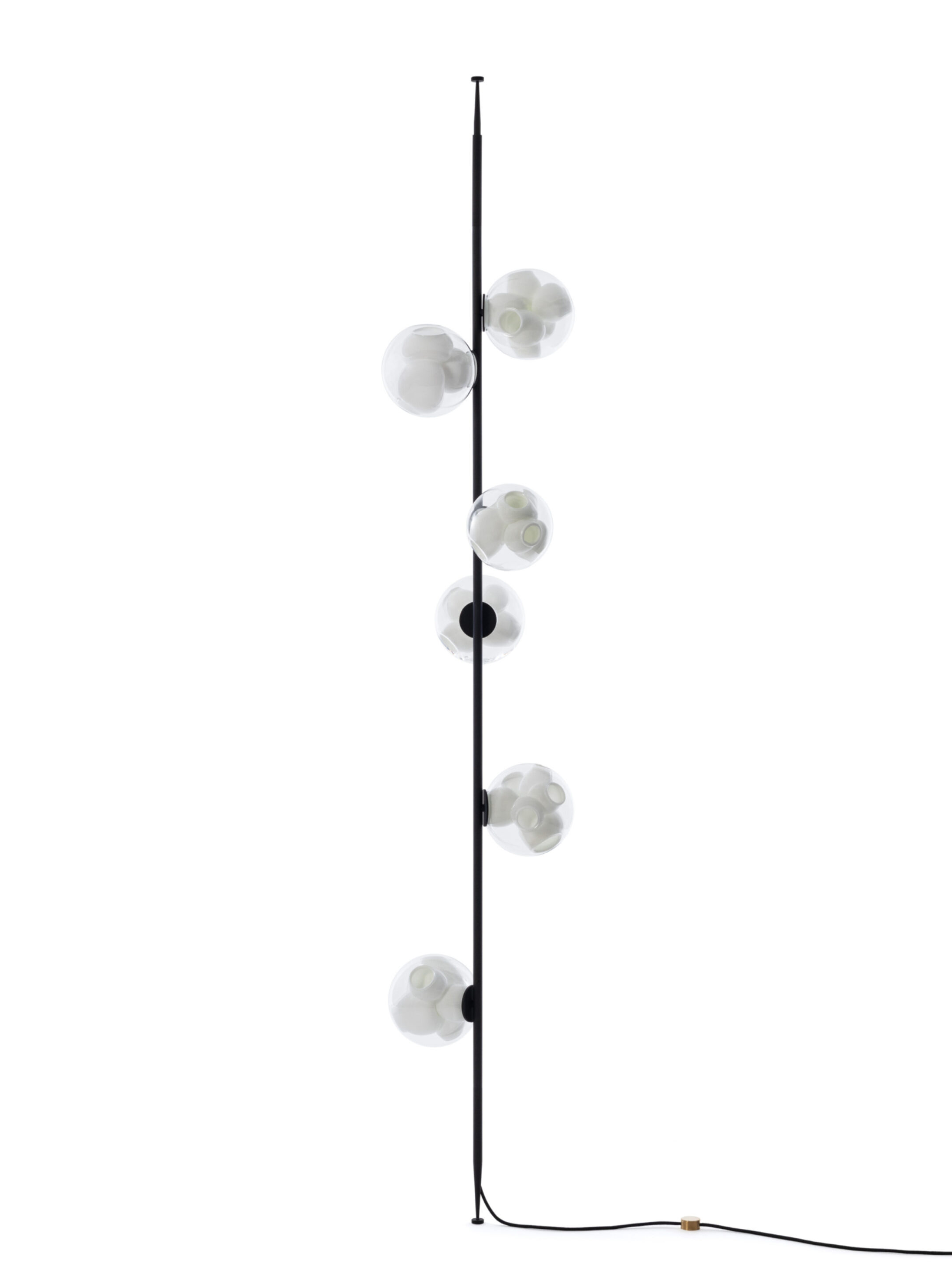 38v 6 Column 8ft Straight Black Off