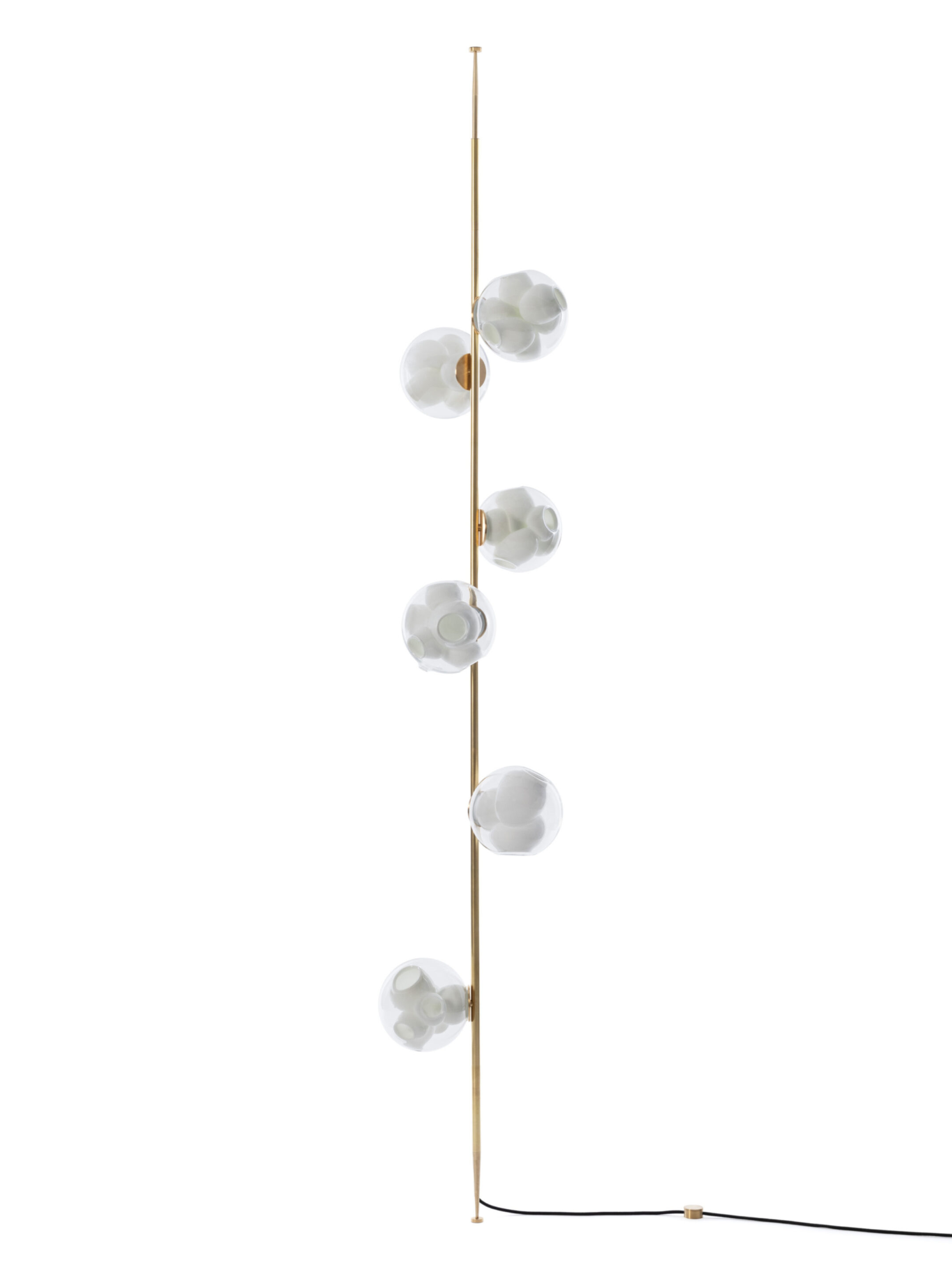 38v 6 Column 8ft Straight Brass Off