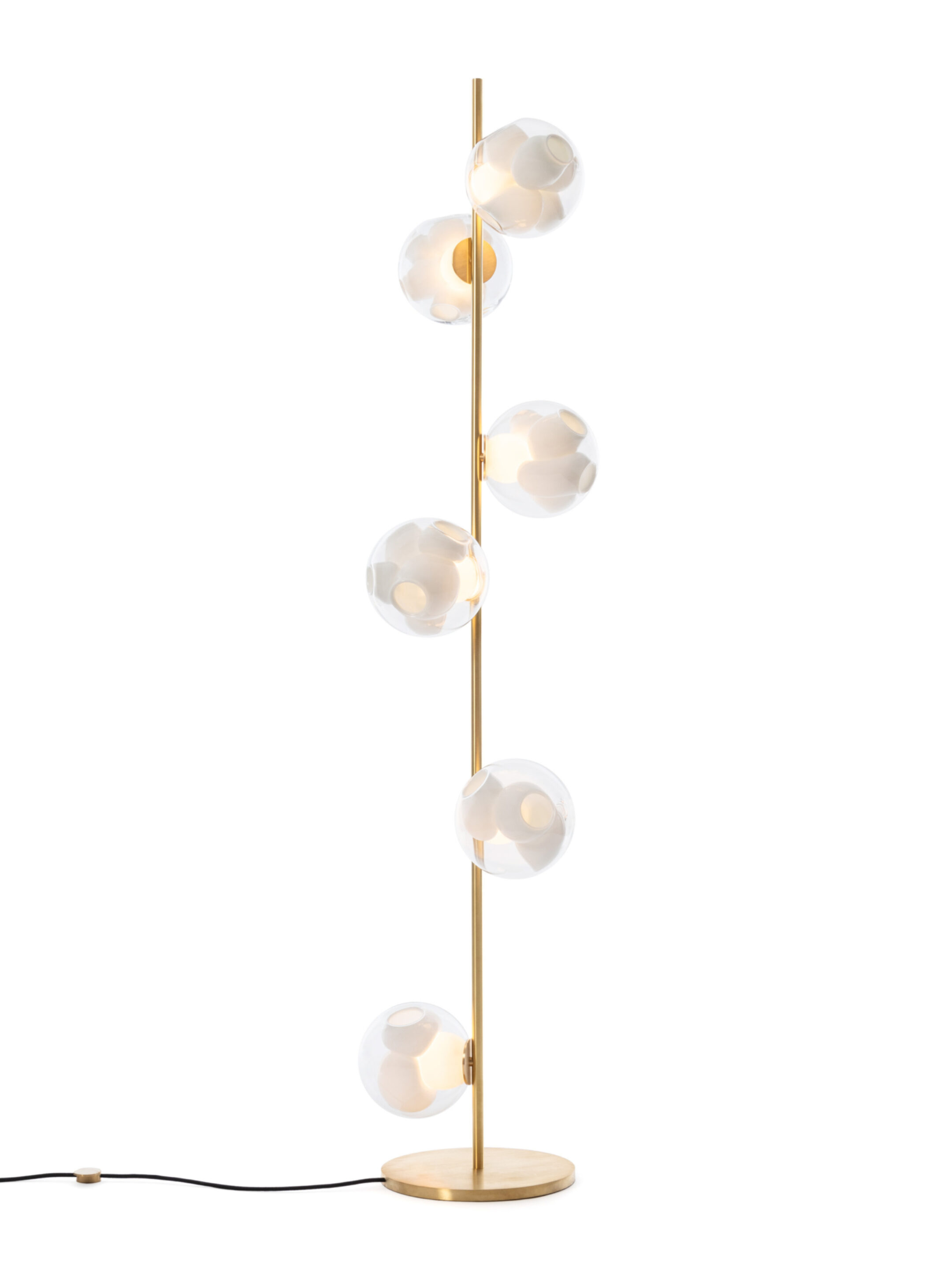 38v 6 Floor Brass On