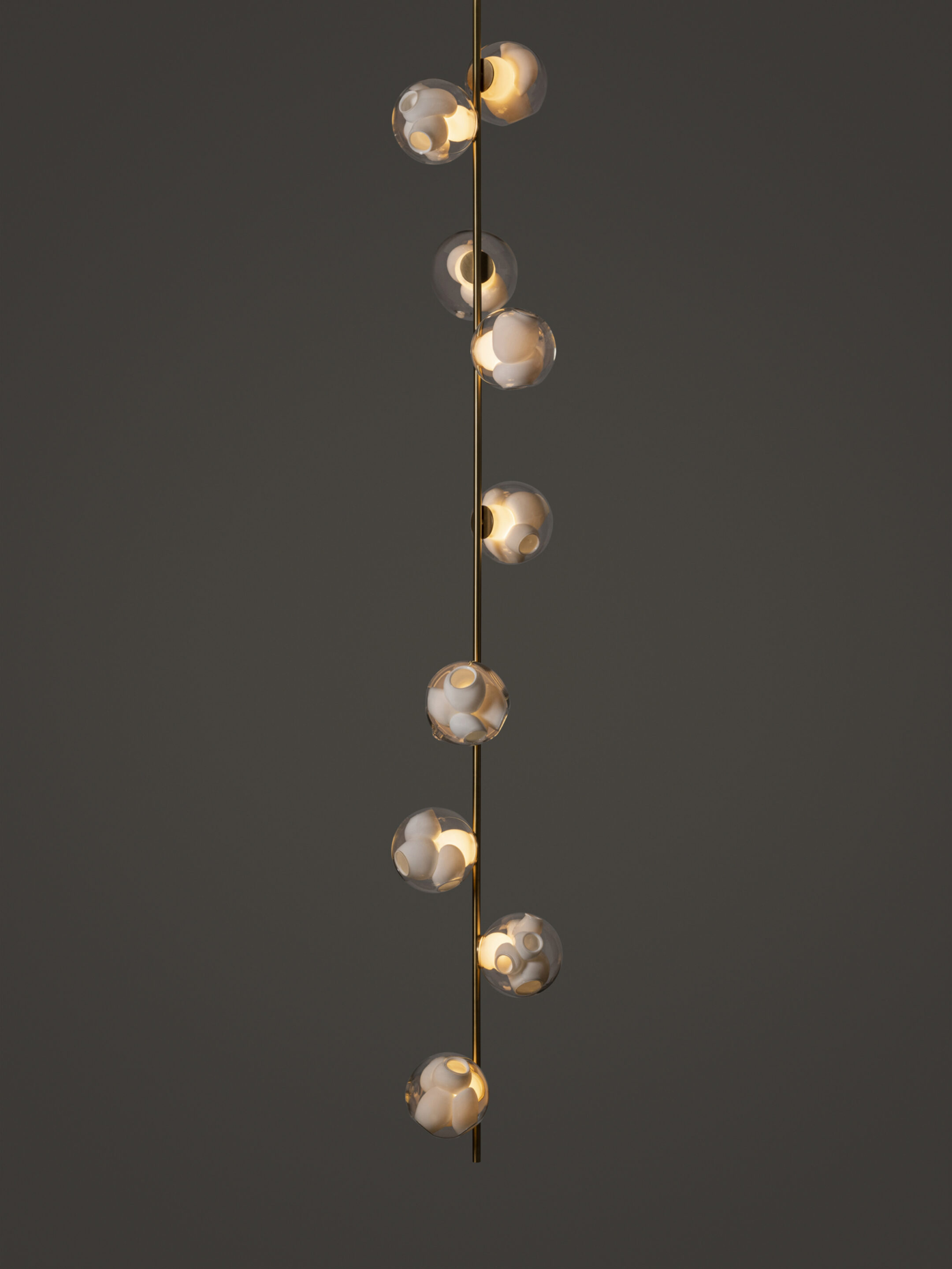 38v 9 Ceiling Brass Dark