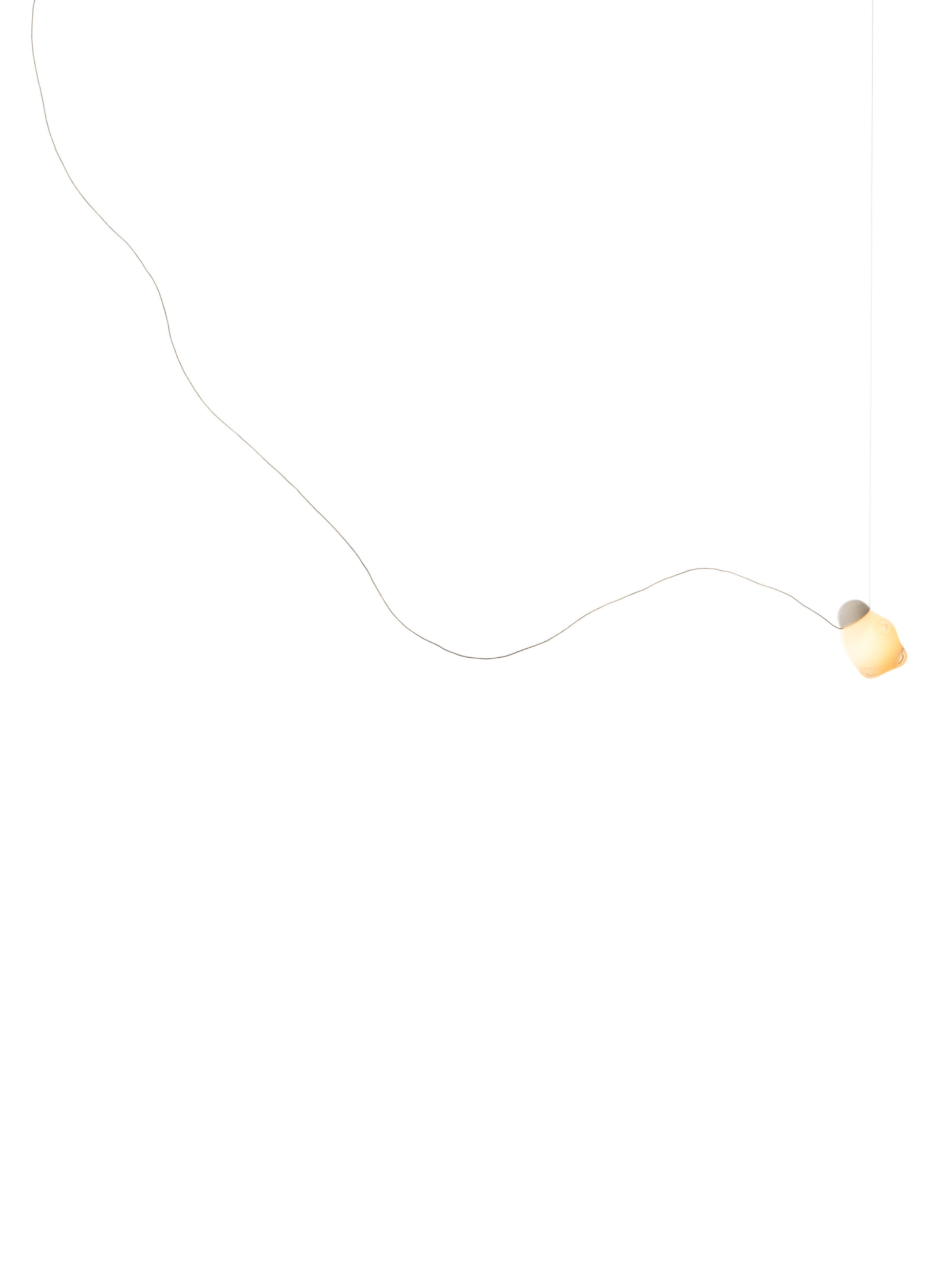 57 1 Sculptural Cable Nickel White Opaline On