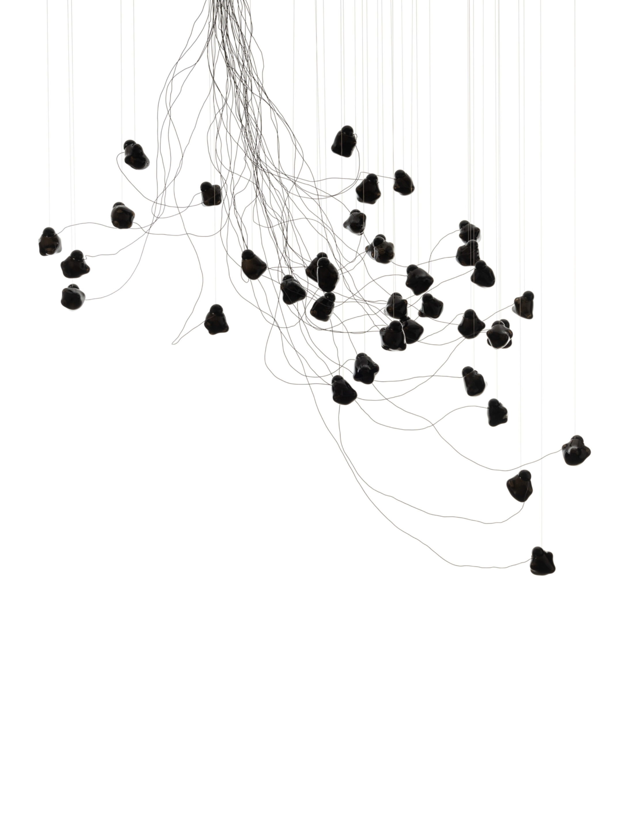 57 37 Sculptural Cable Black Grey Off