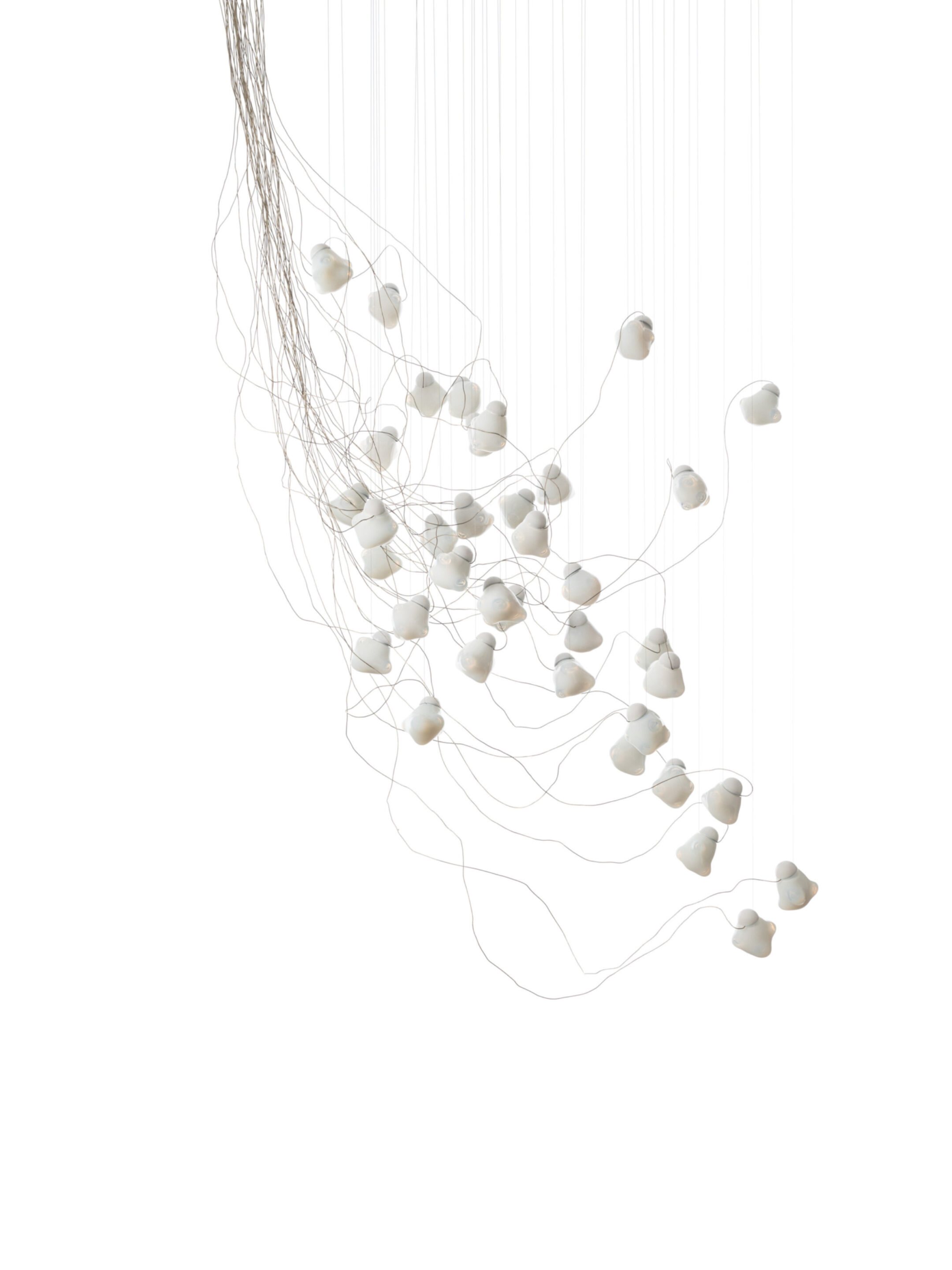 57 37 Sculptural Cable Nickel White Opaline Off