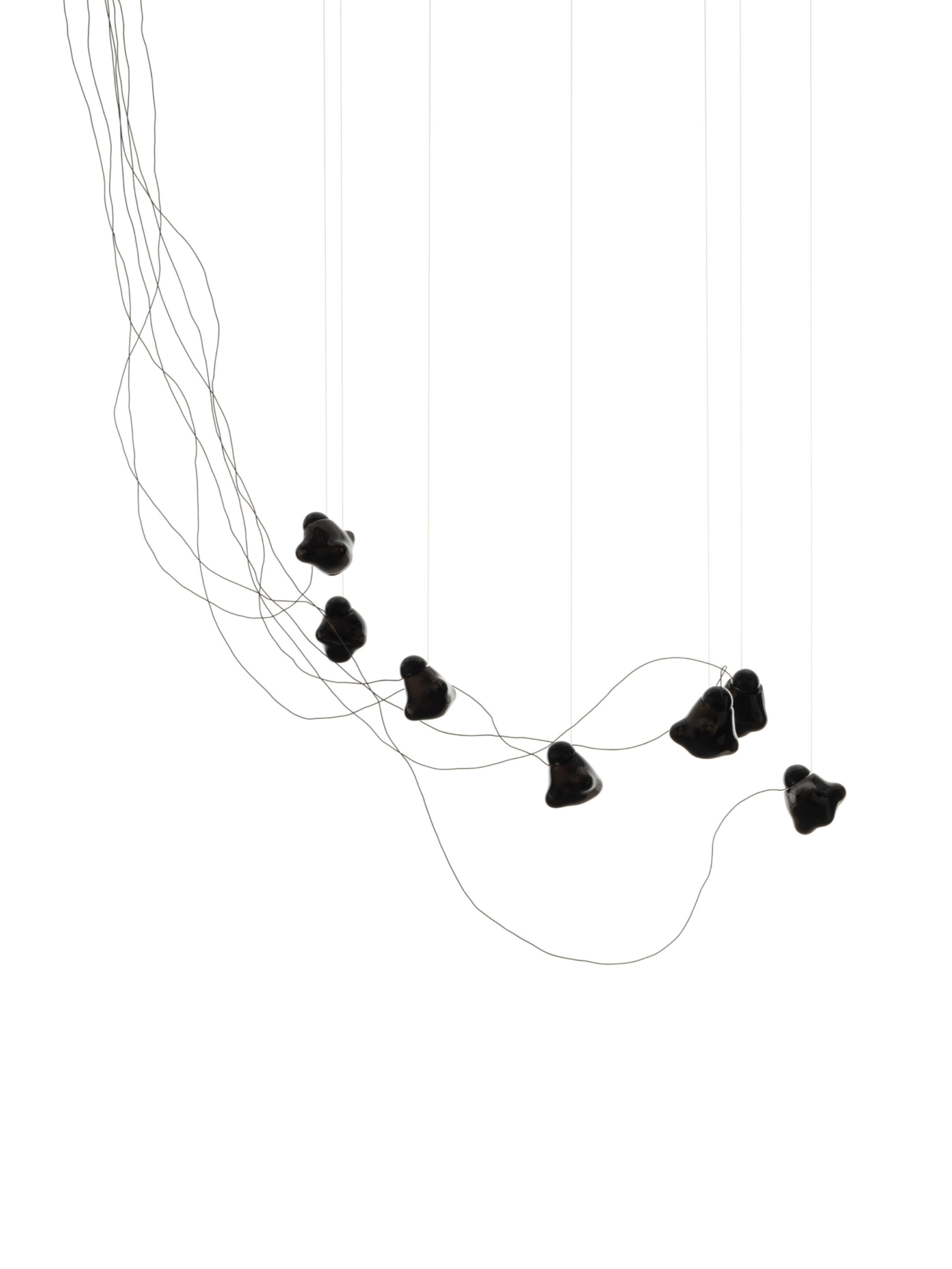 57 7 Sculptural Cable Black Grey Off