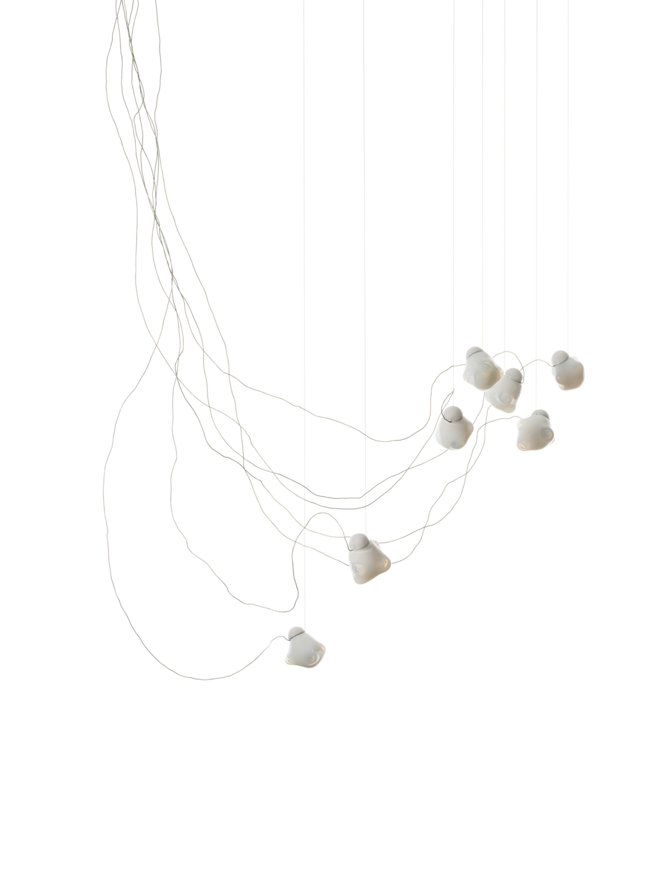 57 7 Sculptural Cable Nickel White Opaline Off