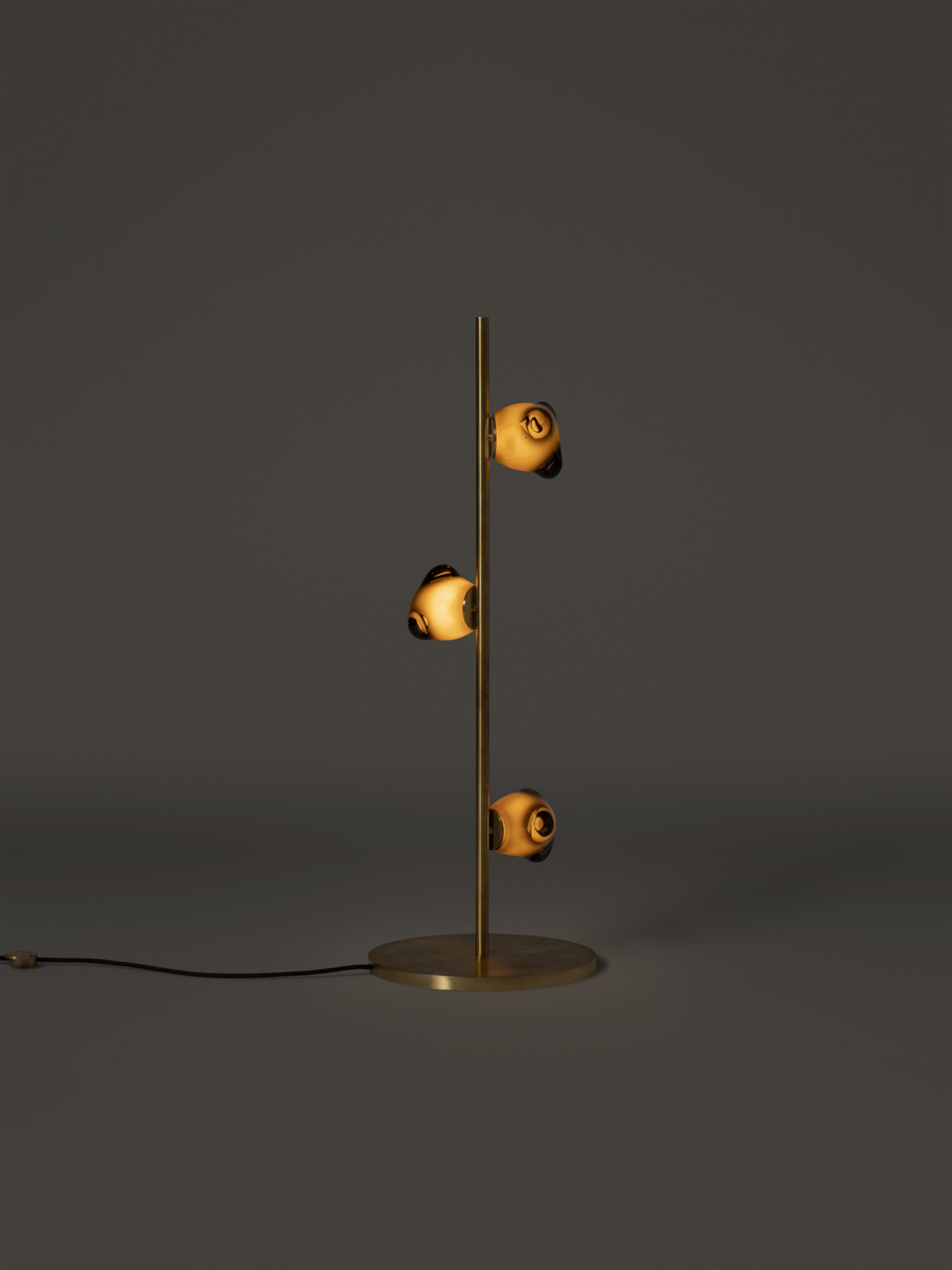 57 3 Floor 3ft Brass Grey Dark