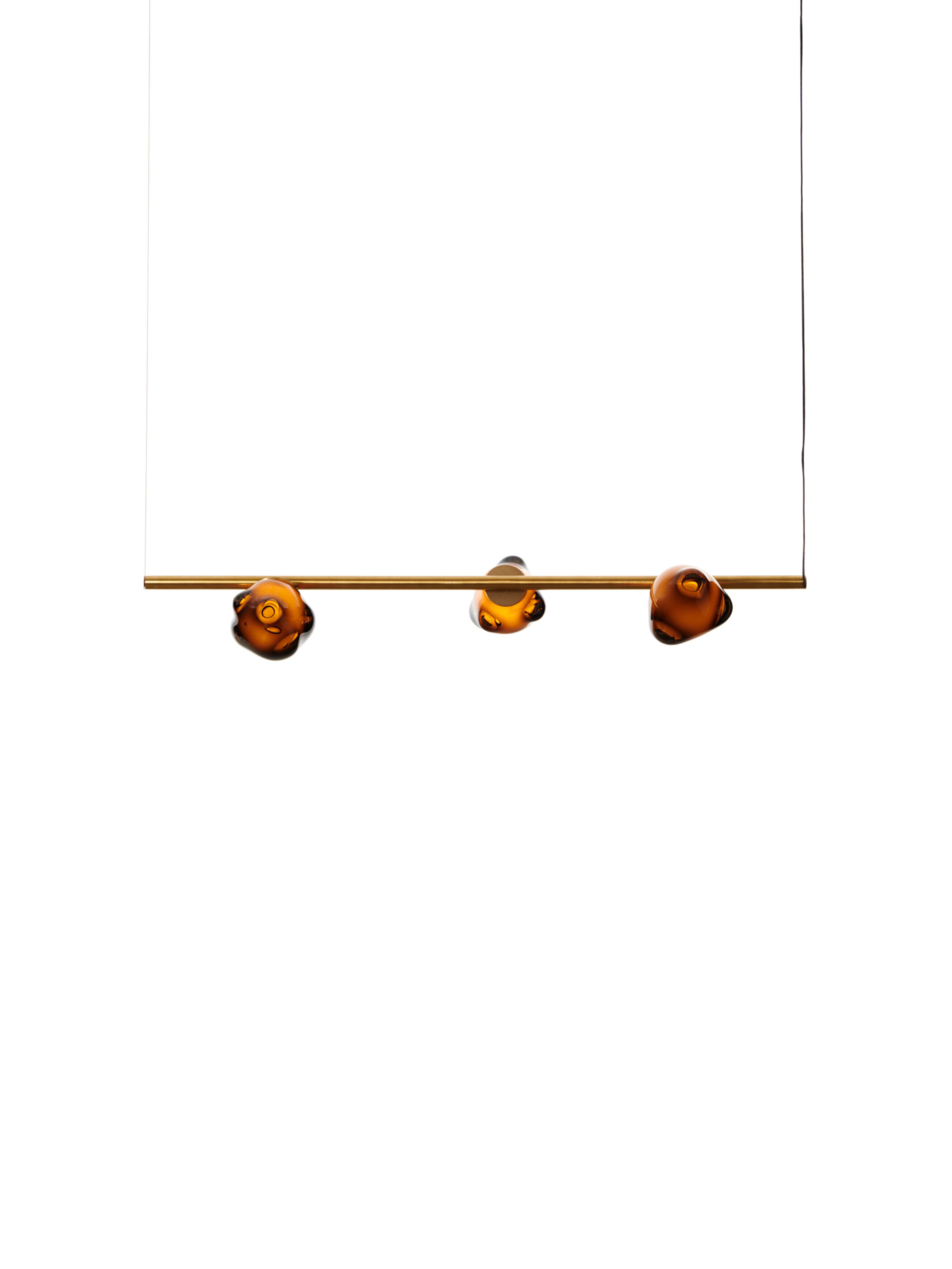 57 3 Suspended H 3ft Brass Grey On