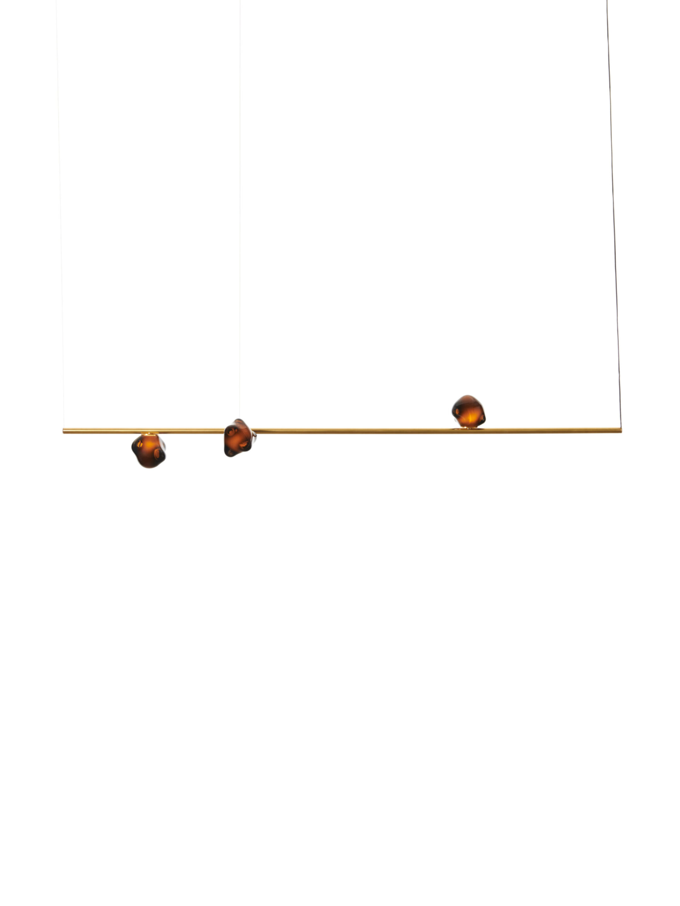57 3 Suspended H 6ft Brass Grey On