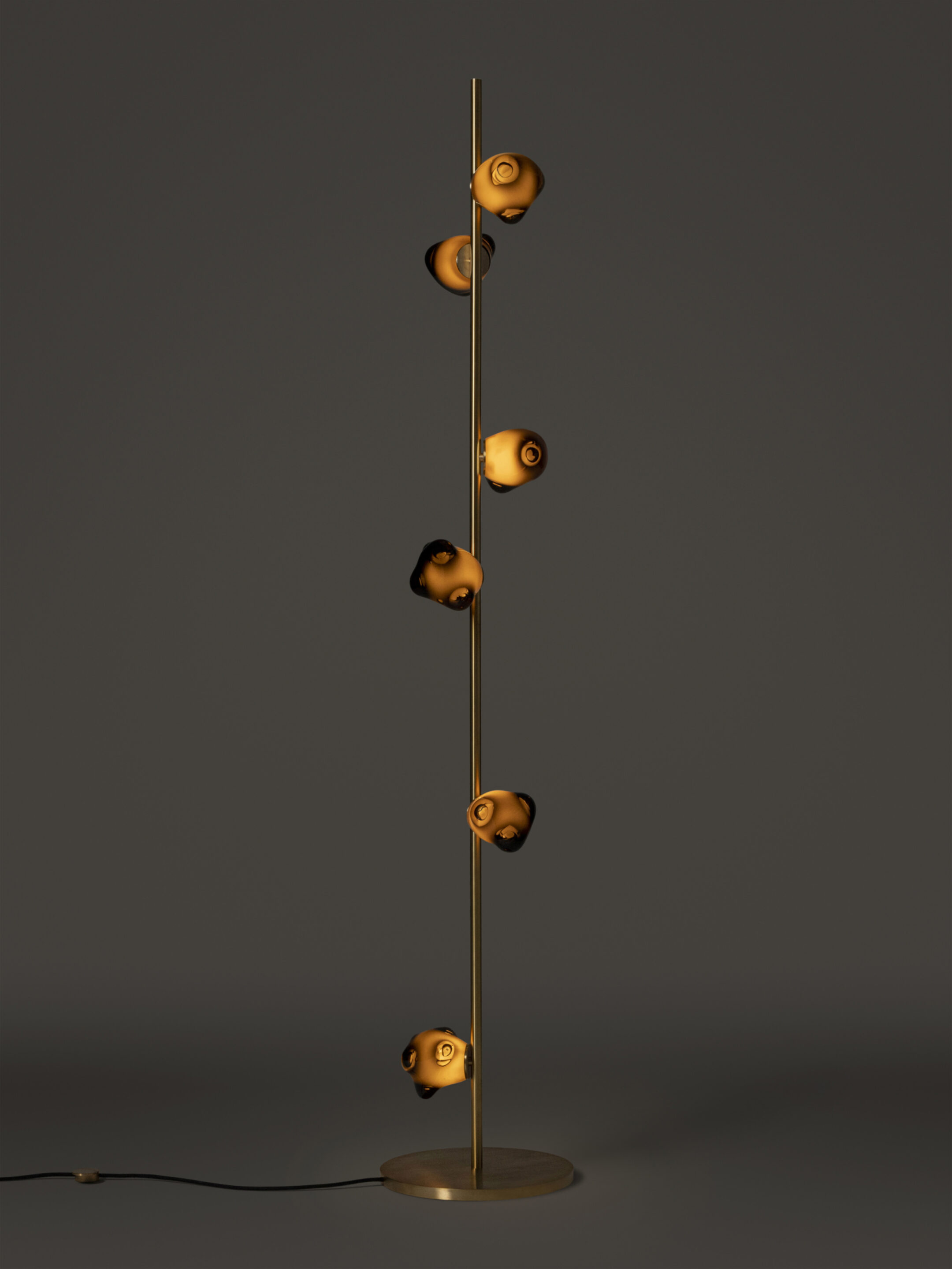 57 6 Floor Brass Grey Dark