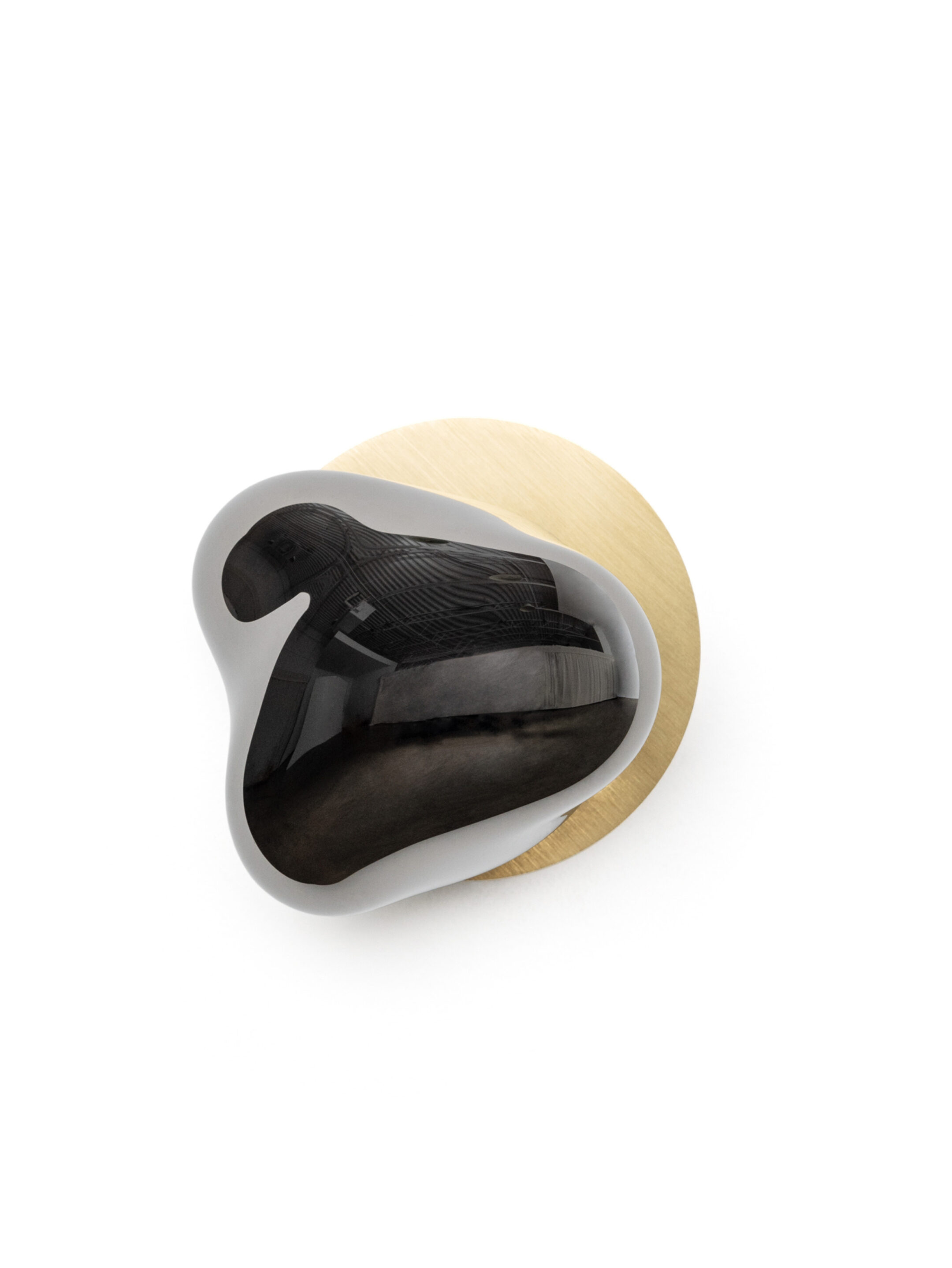 57sp Brass Dark Mirror Front Off
