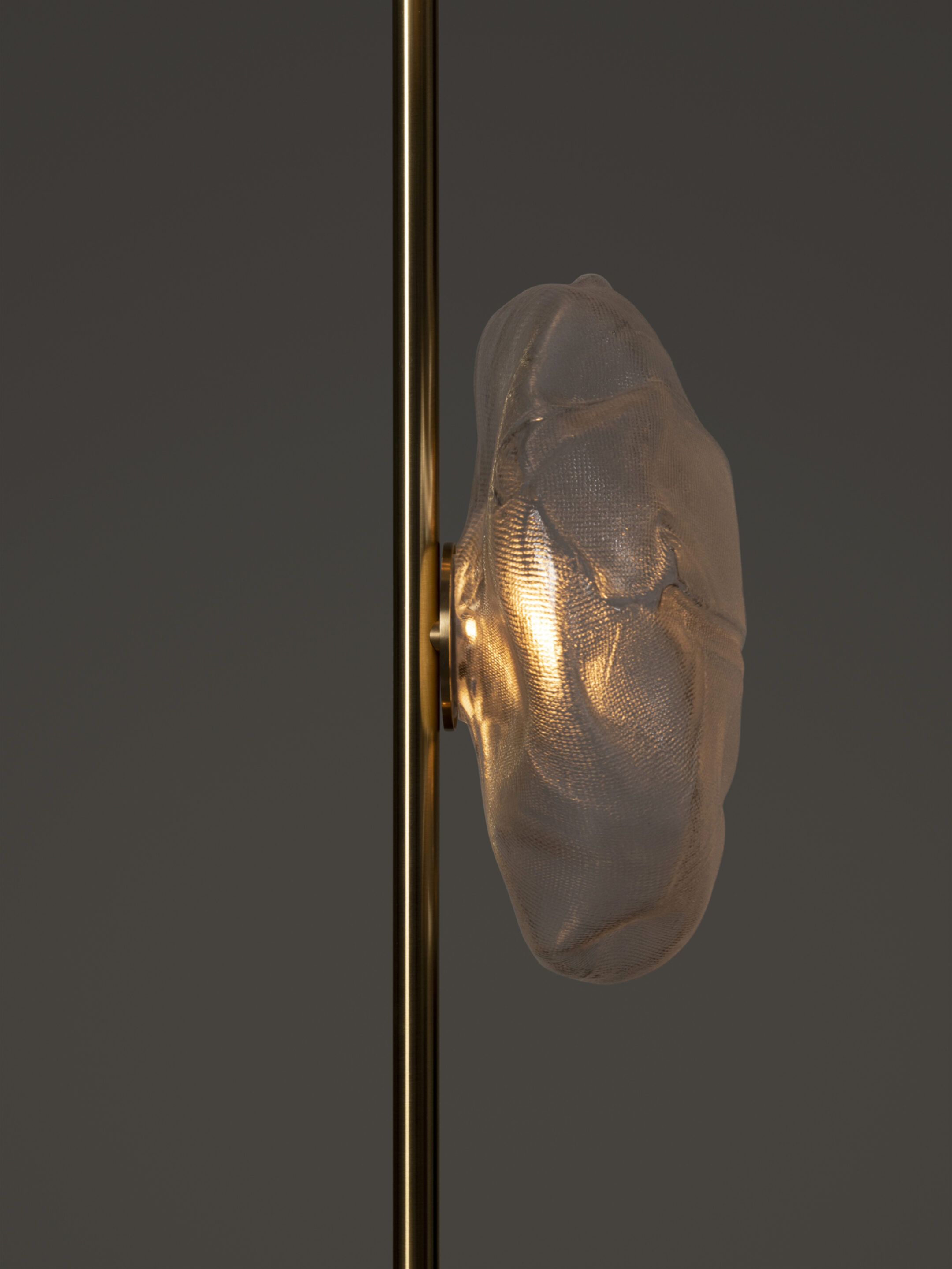 73 Ceiling Stem Brass Dark Detail