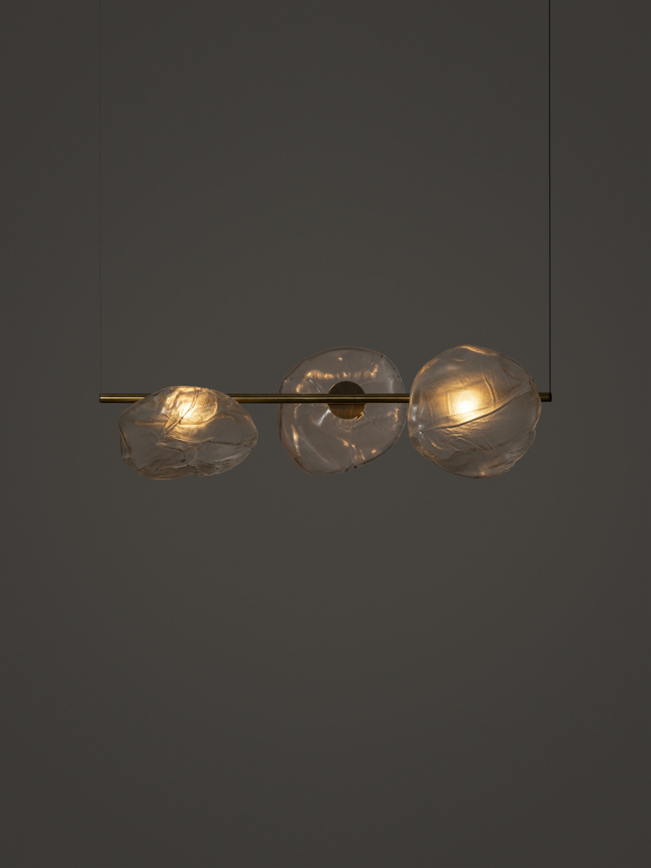 73 3 Suspended H 3ft Brass Dark