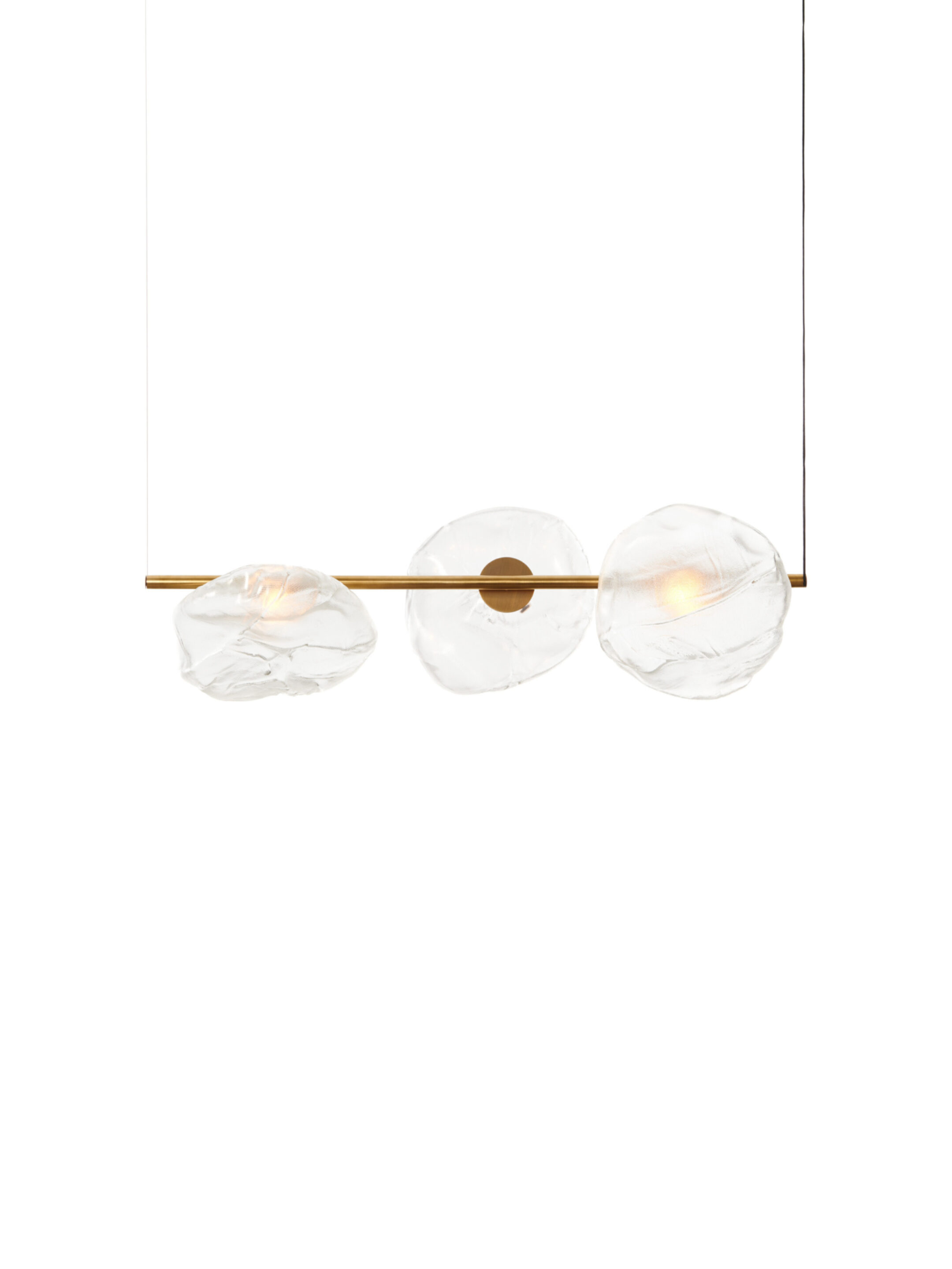 73 3 Suspended H 3ft Brass On