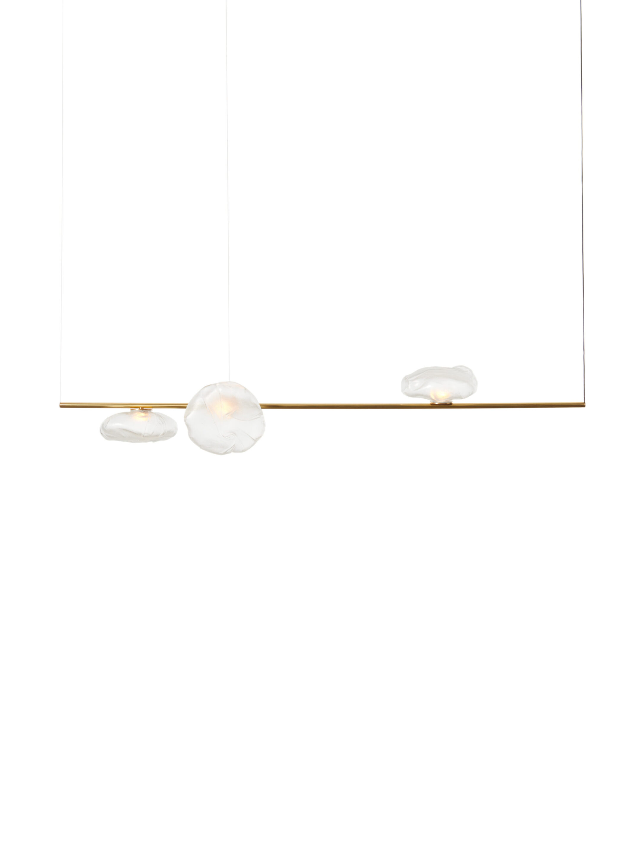 73 3 Suspended H 6ft Brass On