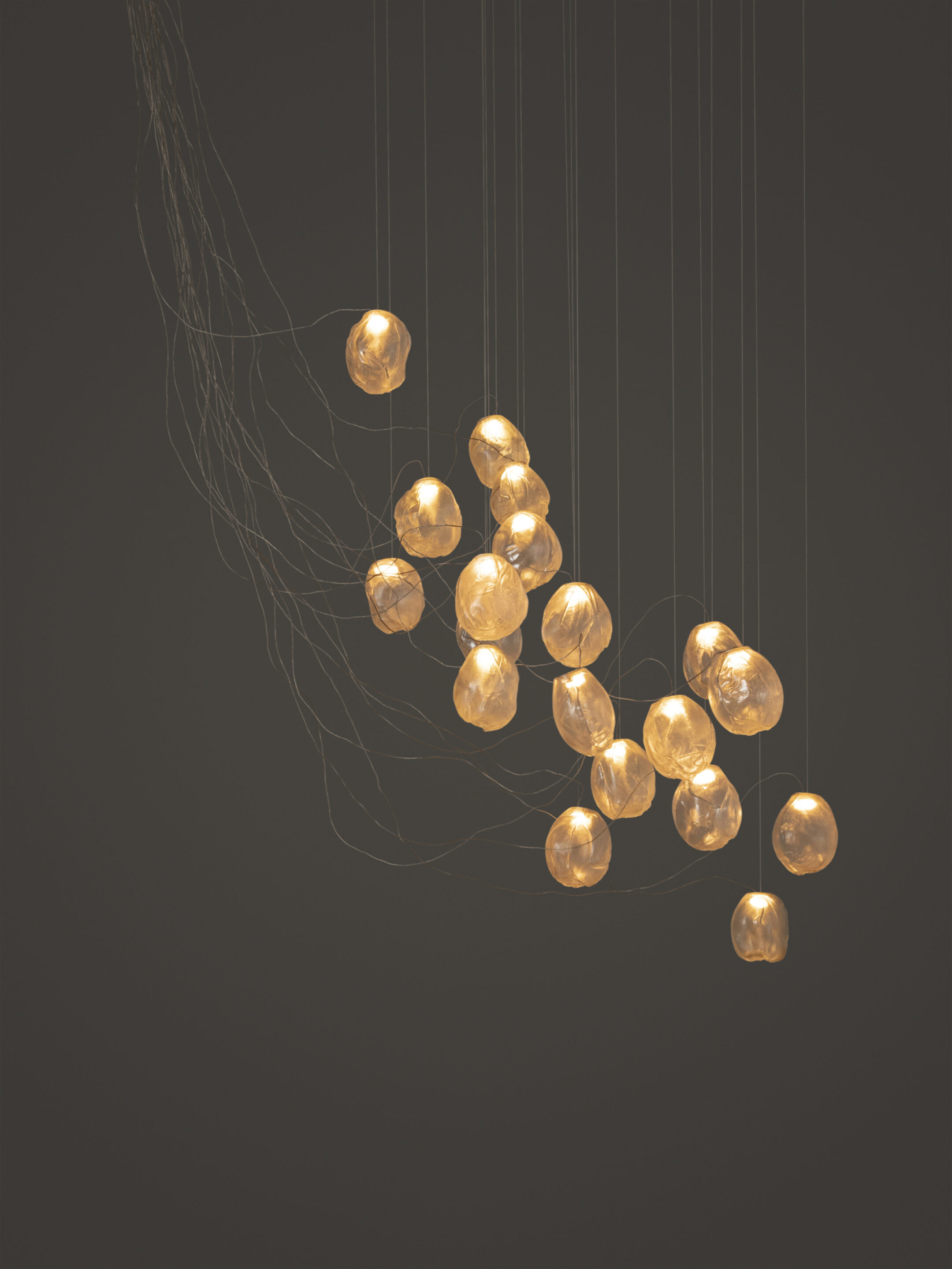73v 19 Sculptural Cable Nickel Dark