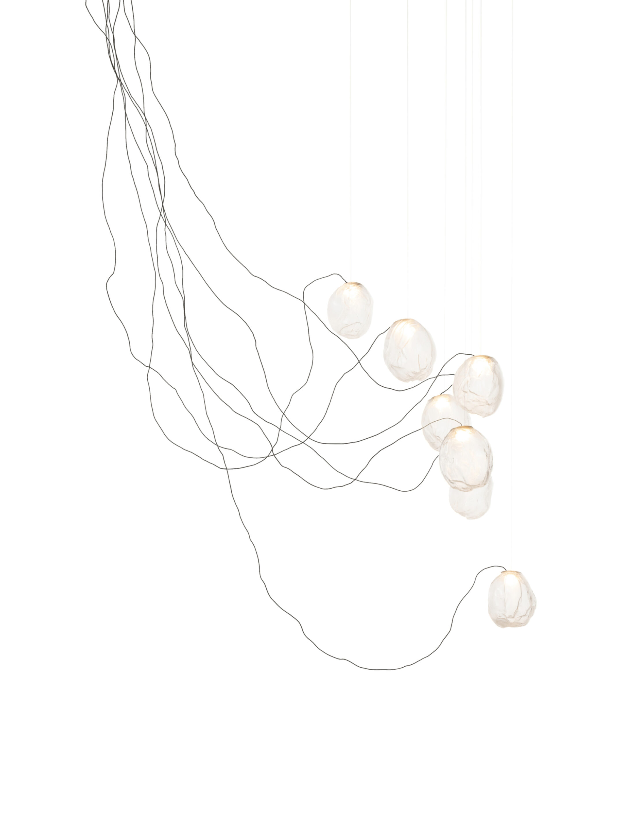73v 7 Sculptural Cable Black On