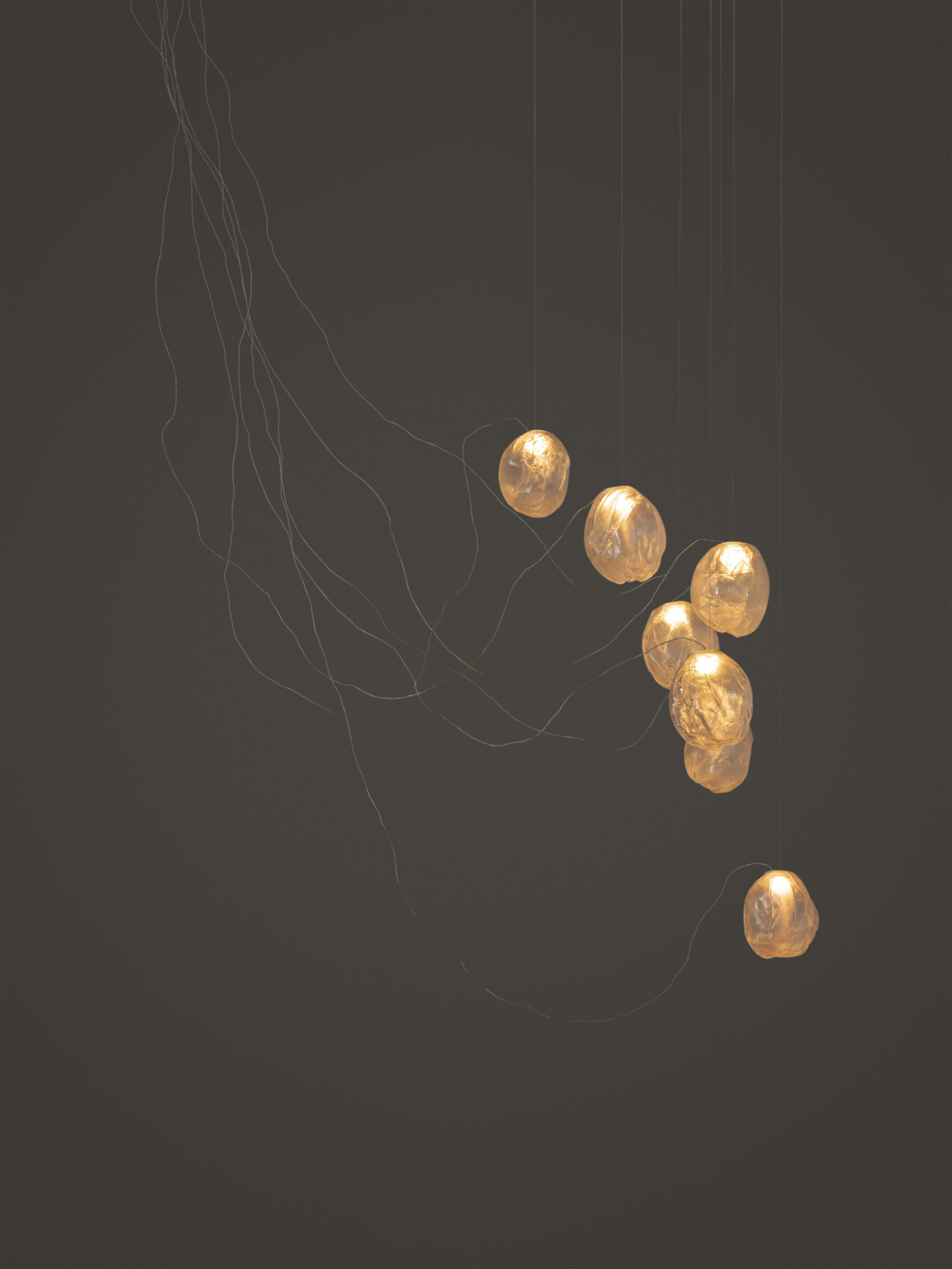 73v 7 Sculptural Cable Nickel Dark