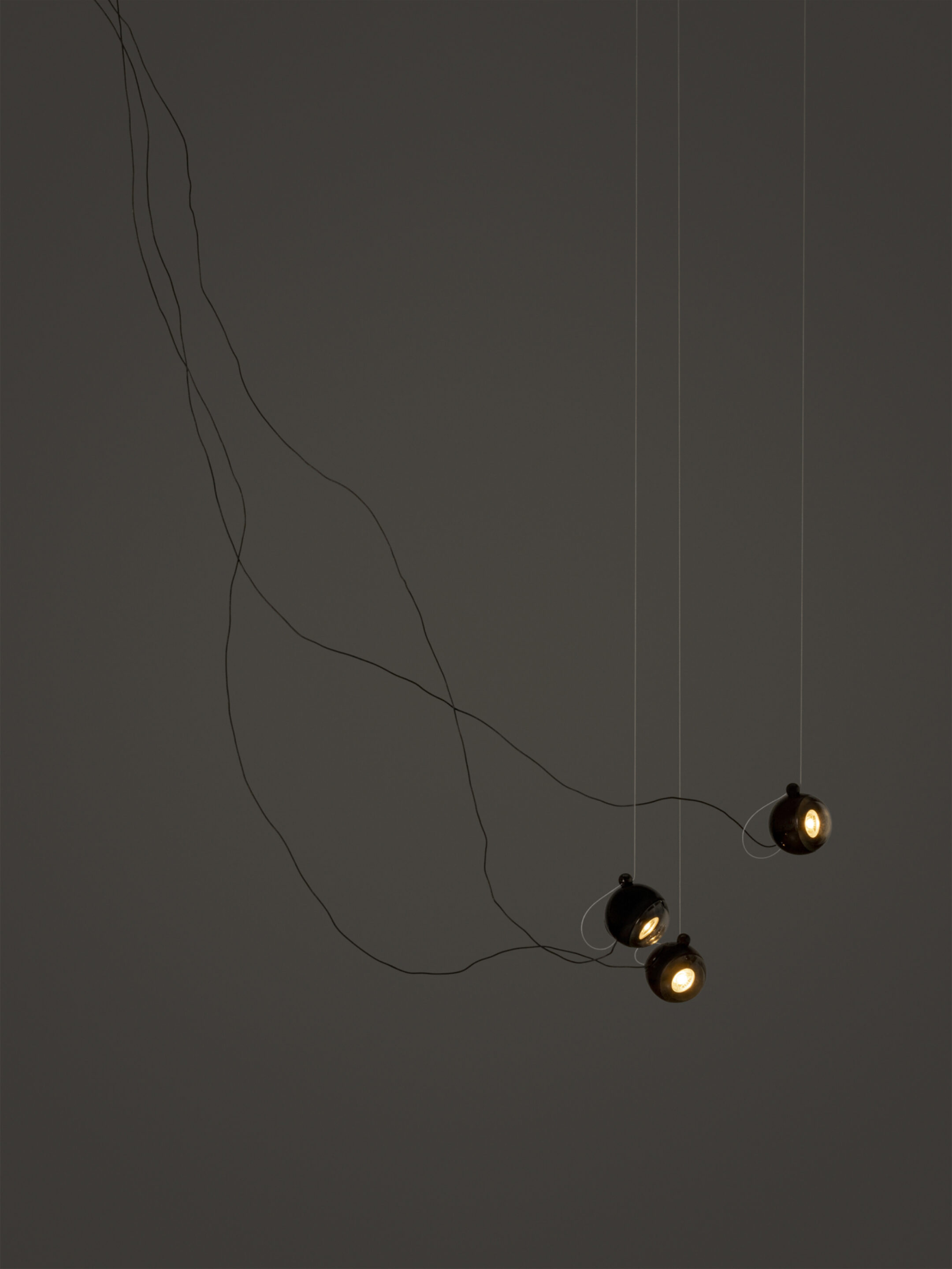 74 3 Sculptural Cable Black Dark