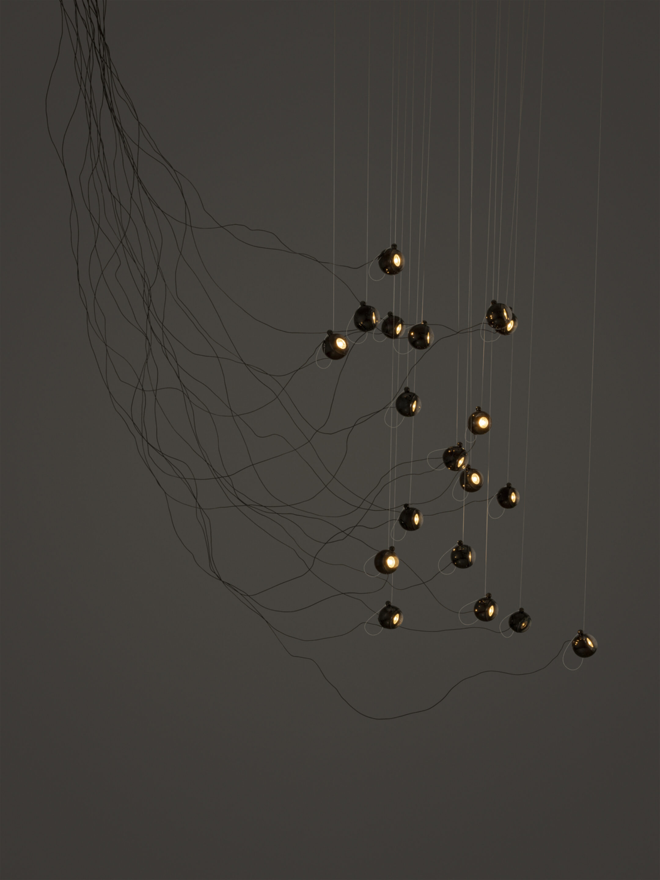 74 19 Sculptural Cable Black Dark
