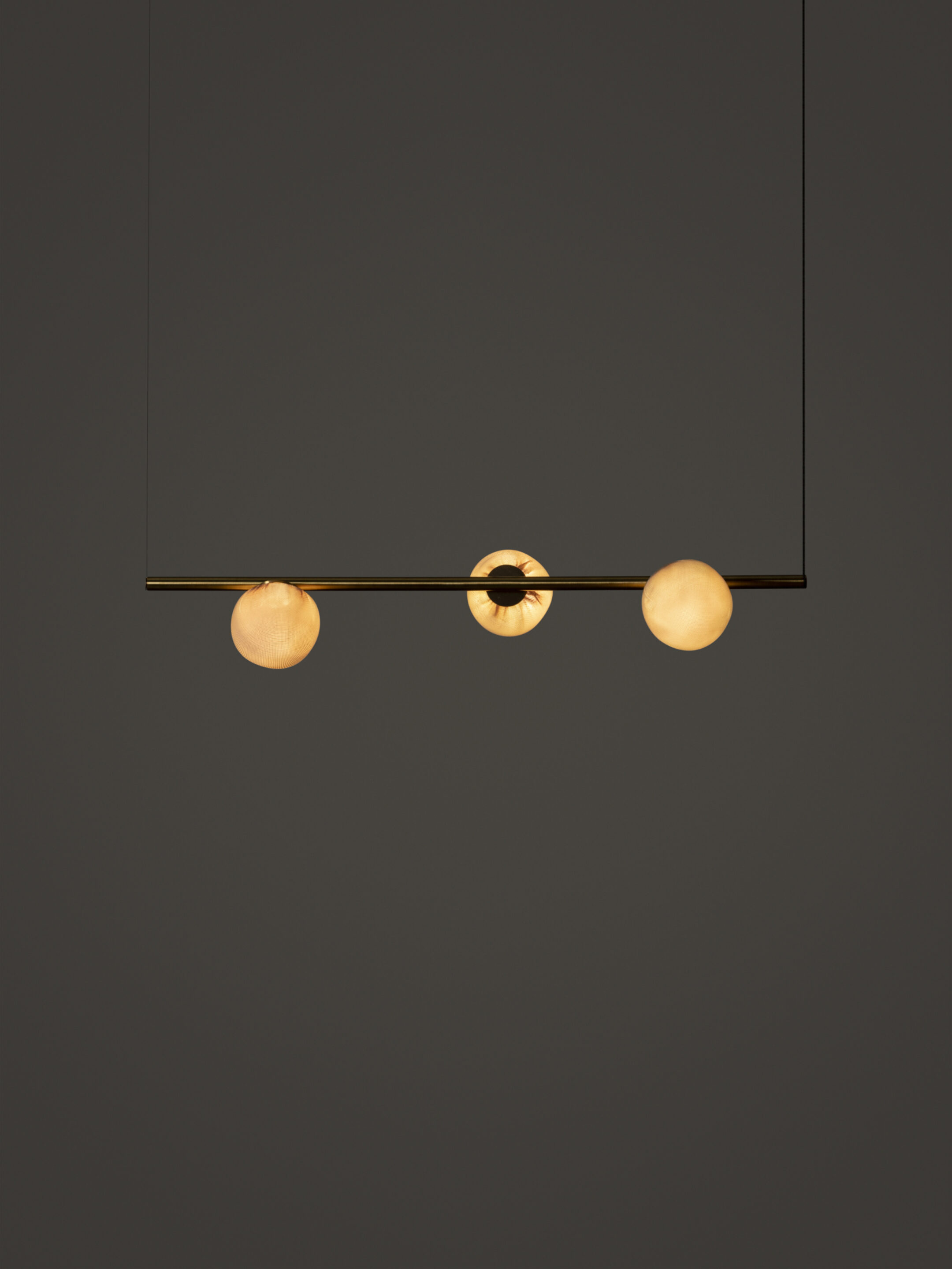 84 3 Suspended H 3ft Brass Dark