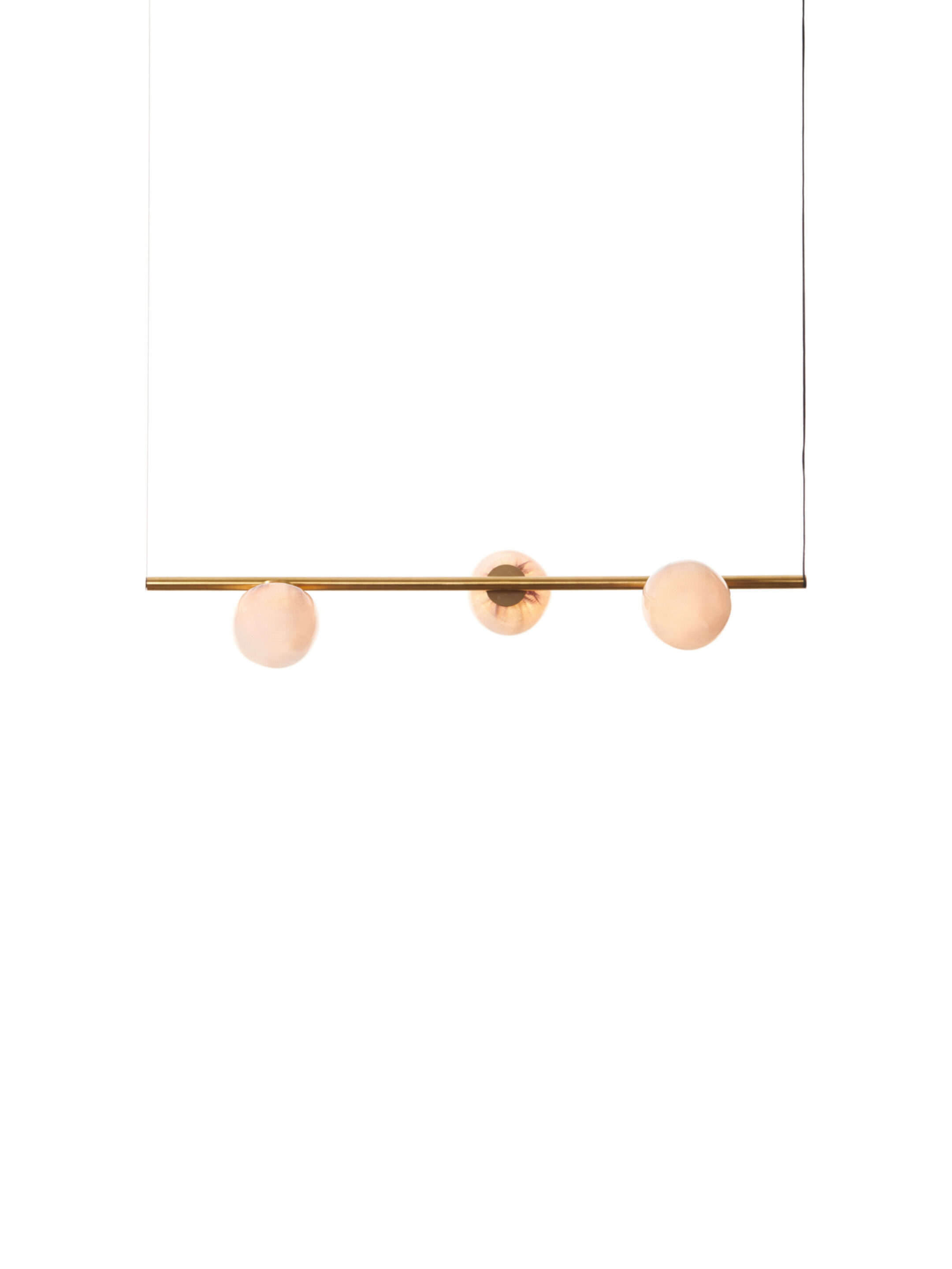84 3 Suspended H 3ft Brass On