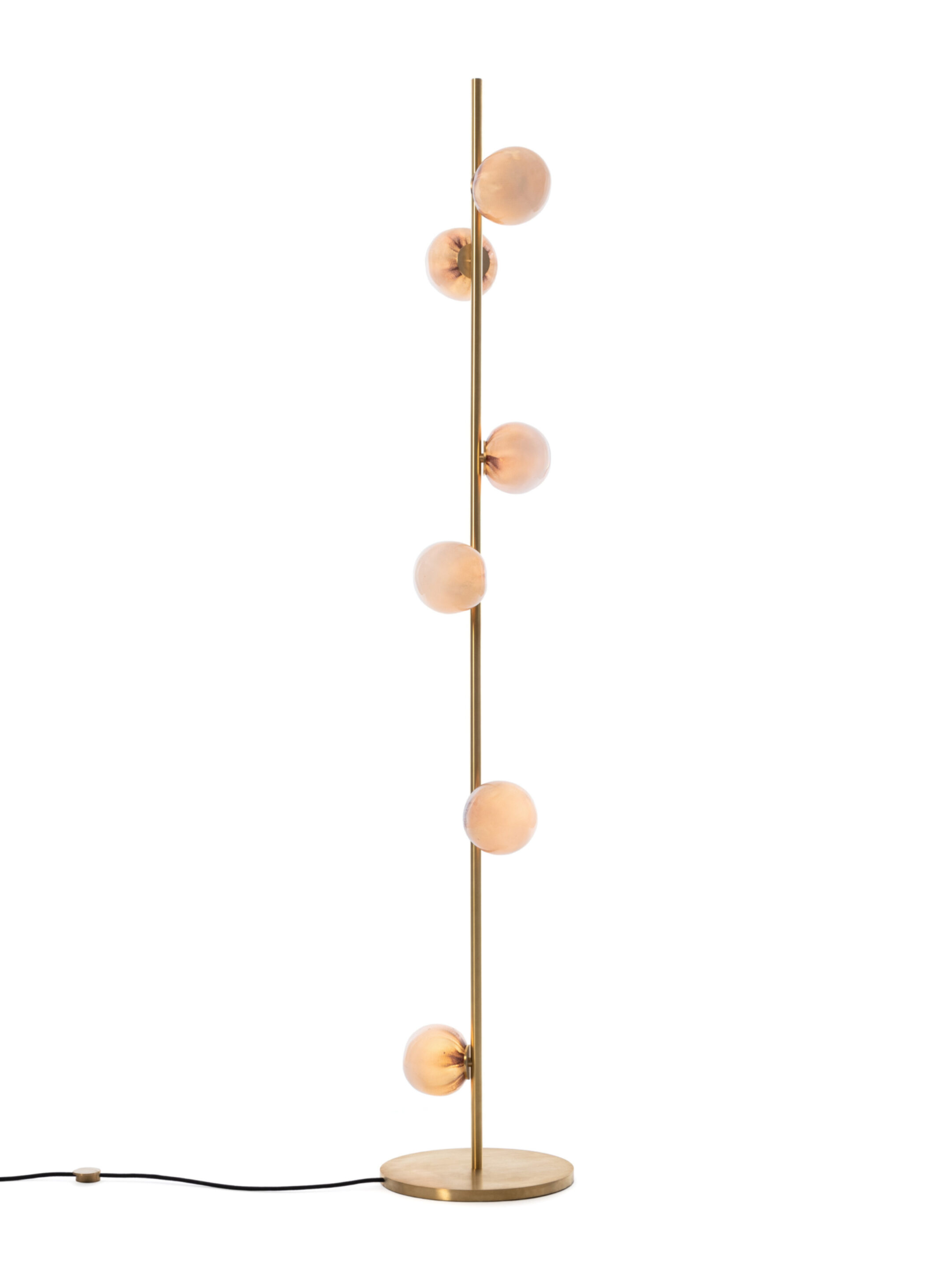 84 6 Floor Brass On
