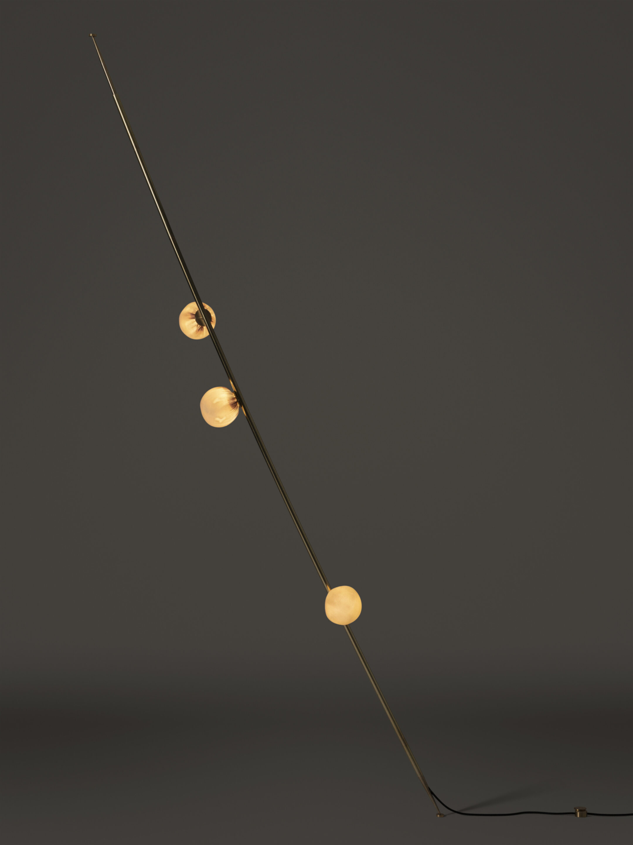 84 3 Column 9ft Brass Dark