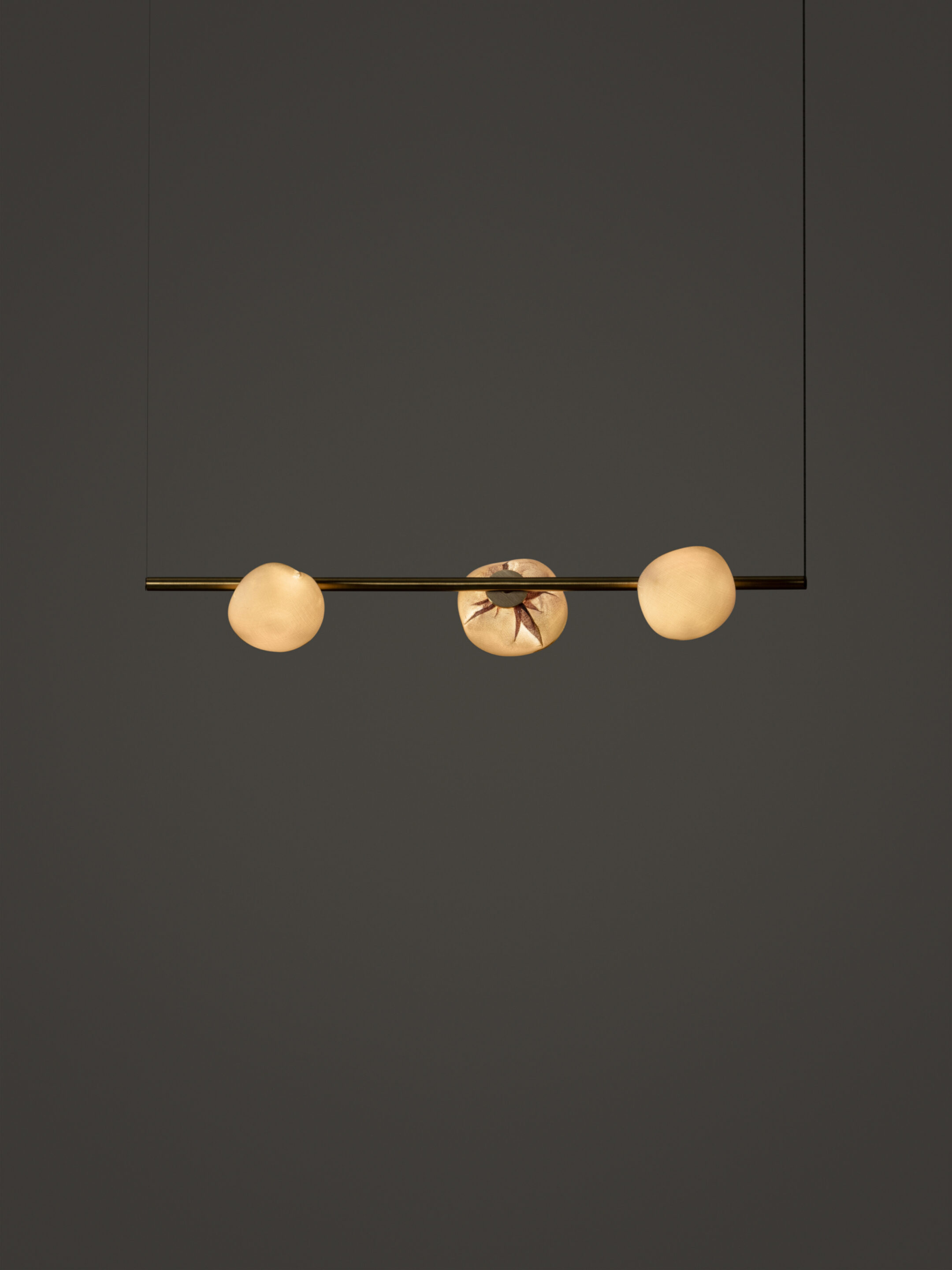 84v 3 Suspended H 3ft Brass Dark