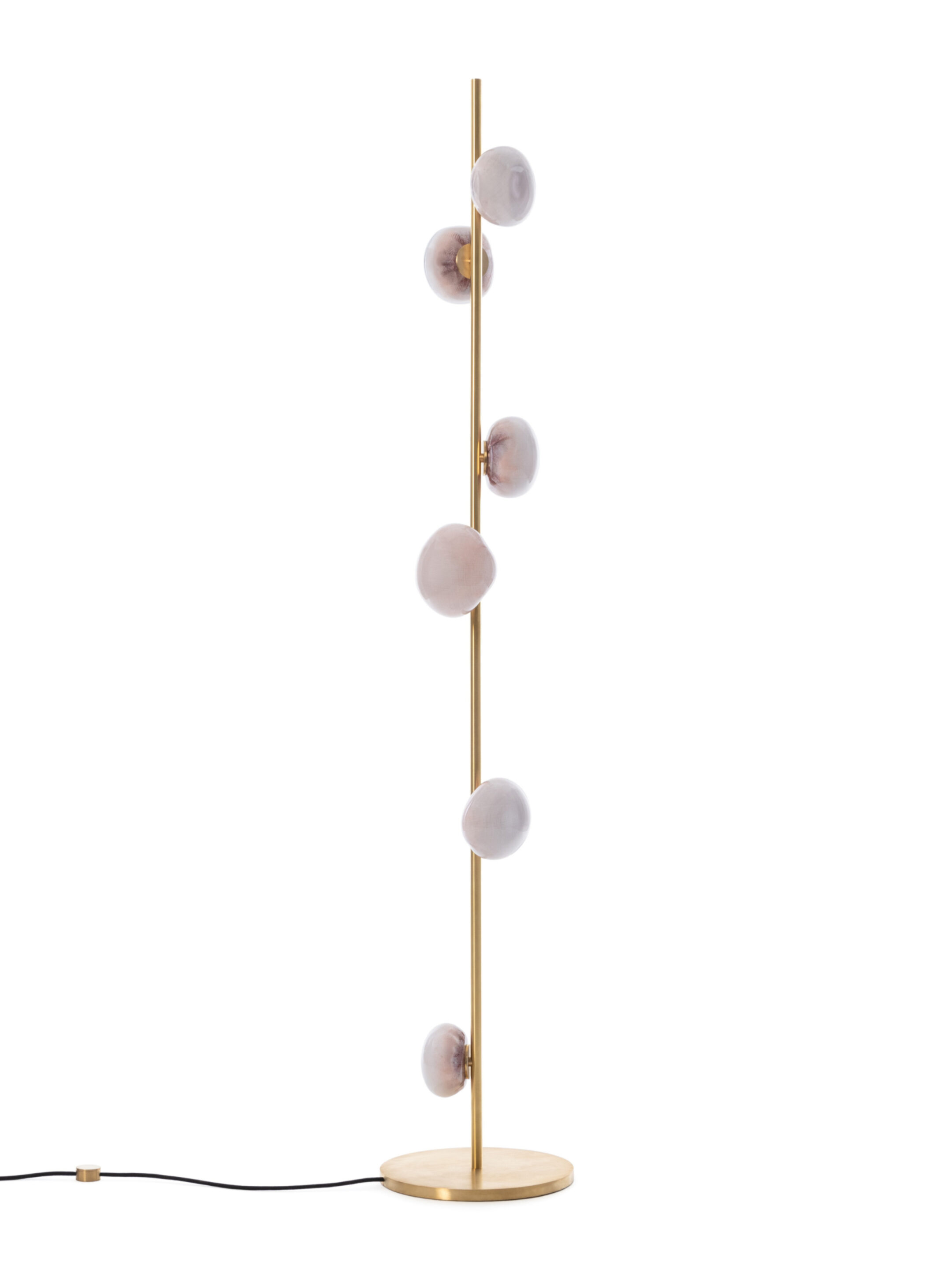 84v 6 Floor Brass Off