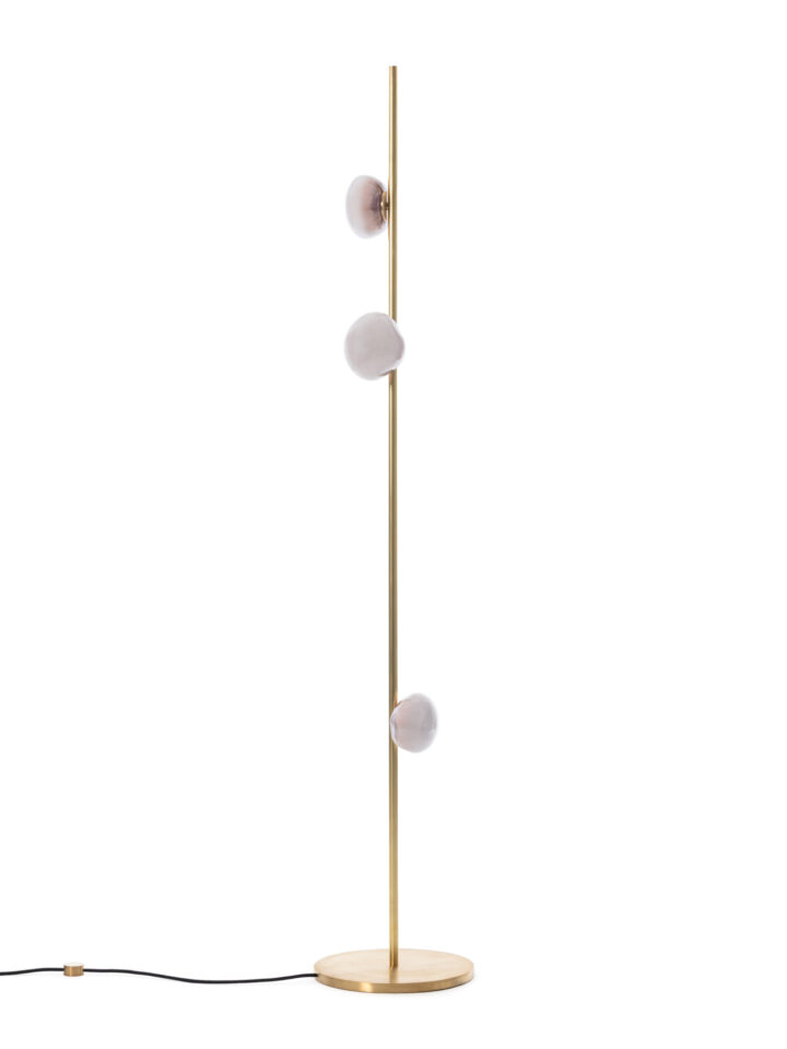 Sphere and stem floor lamp sale