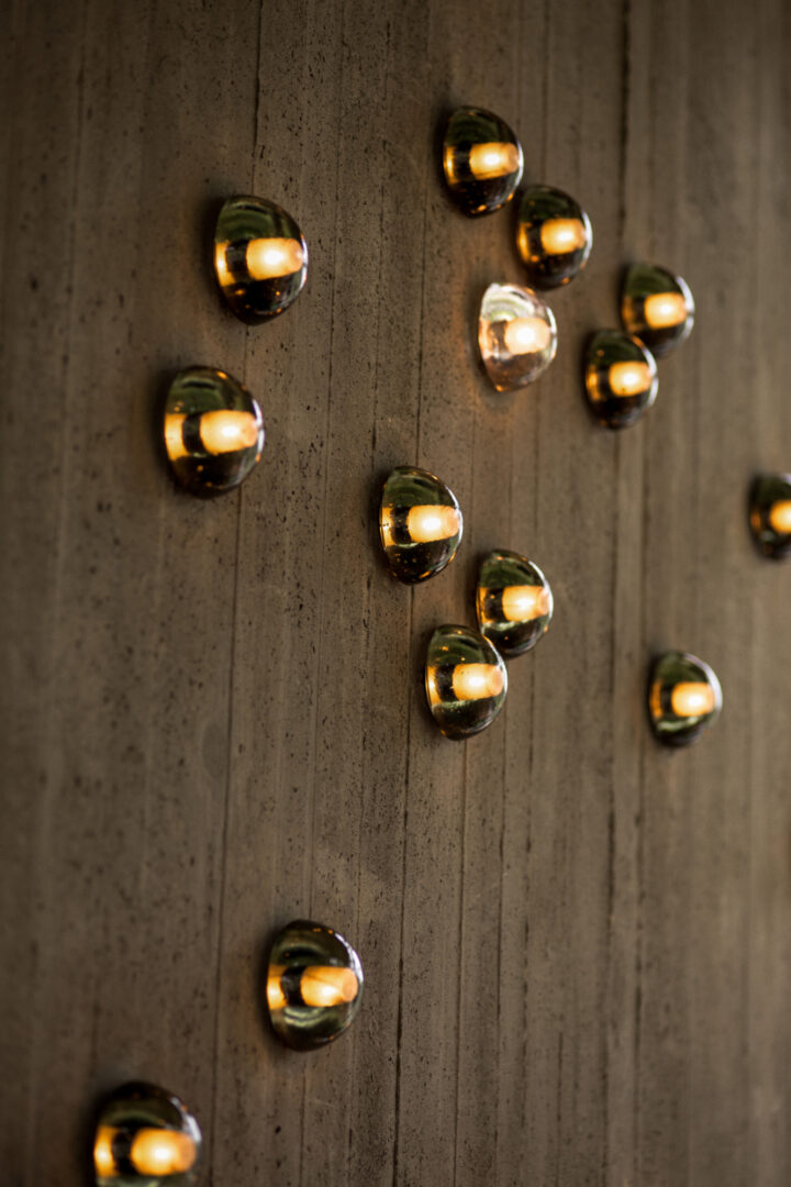 Bocci wall sconce top