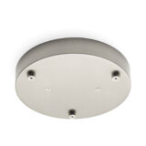 Round Brushed Nickel