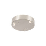 Round Brushed Nickel