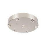 Round Brushed Nickel