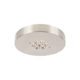 Round Brushed Nickel