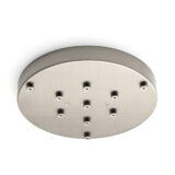 Round Brushed Nickel