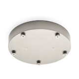 Round Brushed Nickel