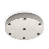 Round Brushed Nickel