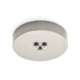Round Brushed Nickel