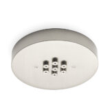 Round Brushed Nickel
