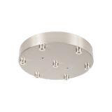 Round Brushed Nickel